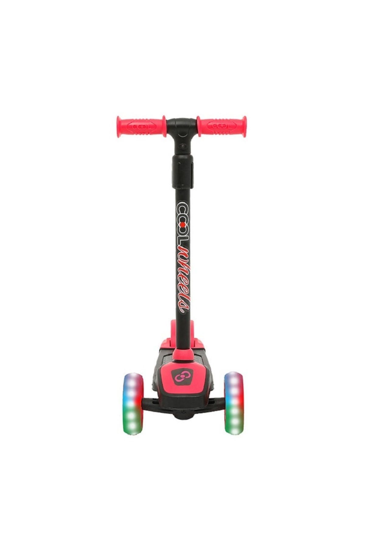 Vardem-Pink Lighted 3 Wheel 50 kg Carrying Capacity Scooter 2