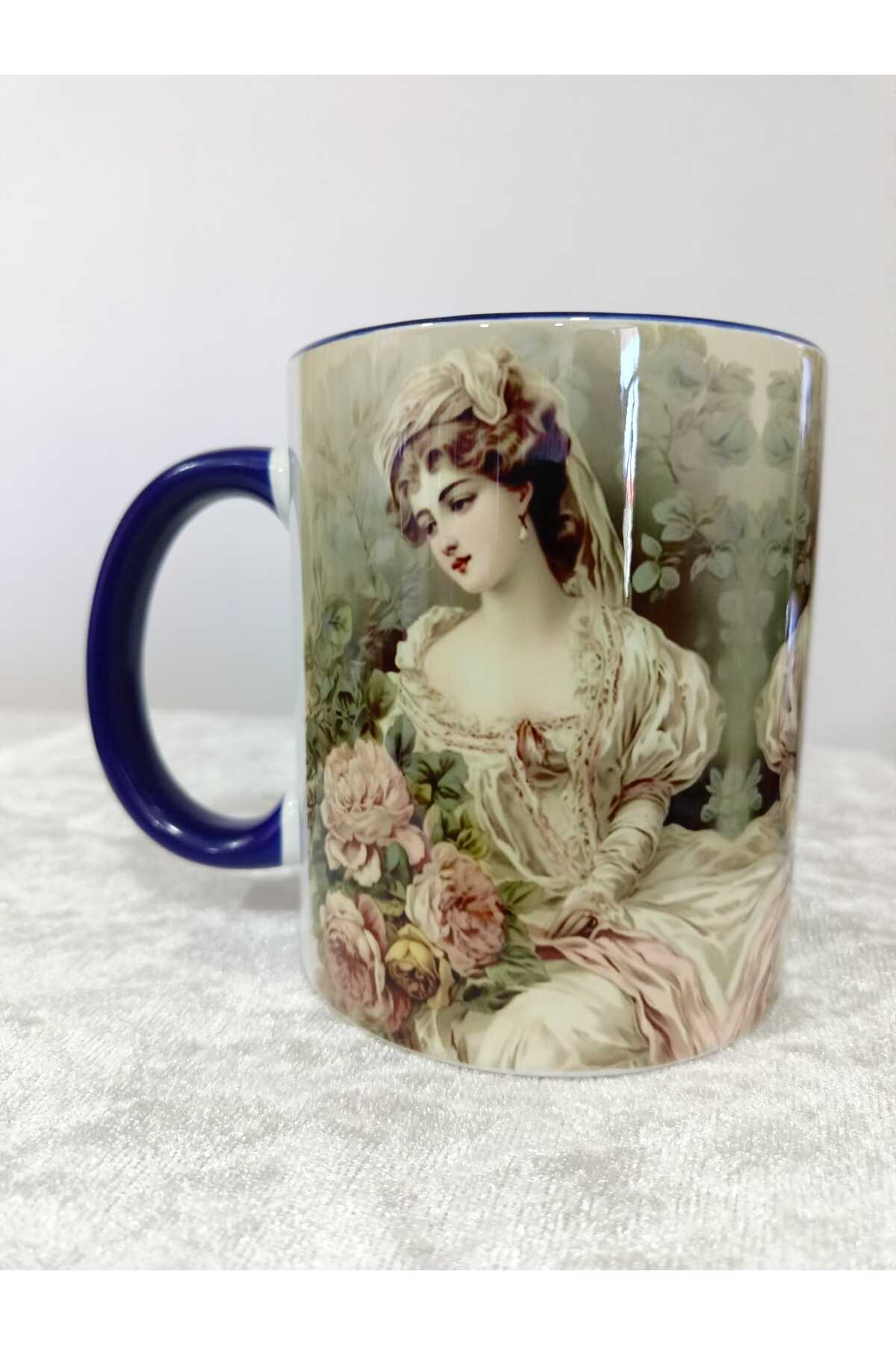 Vintage design oversized mug