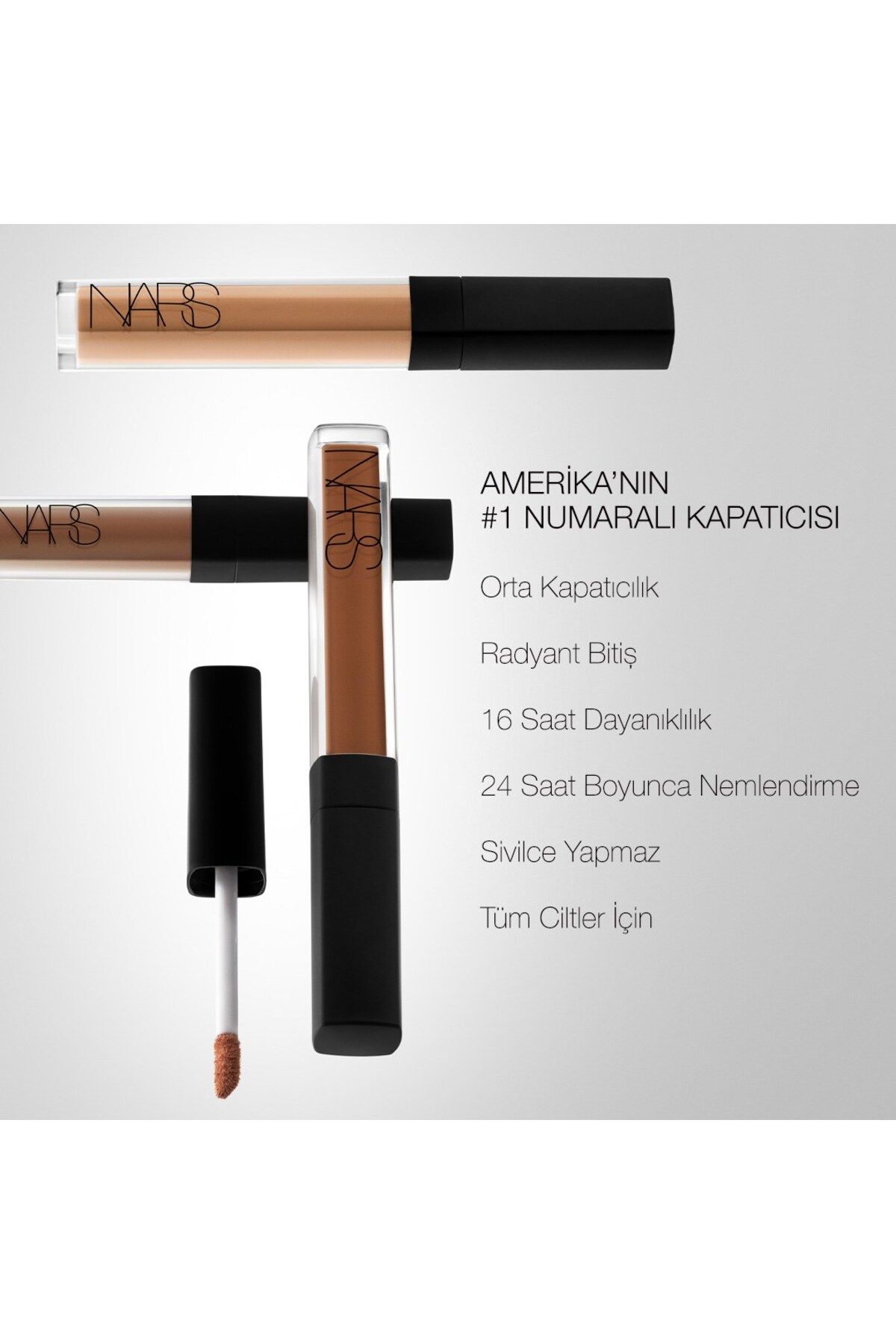 Nars-Radiant Creamy Concealer Mini - 16 Hours Durable and Illuminating Effective Travel Size Concealer 1.4 ml 8
