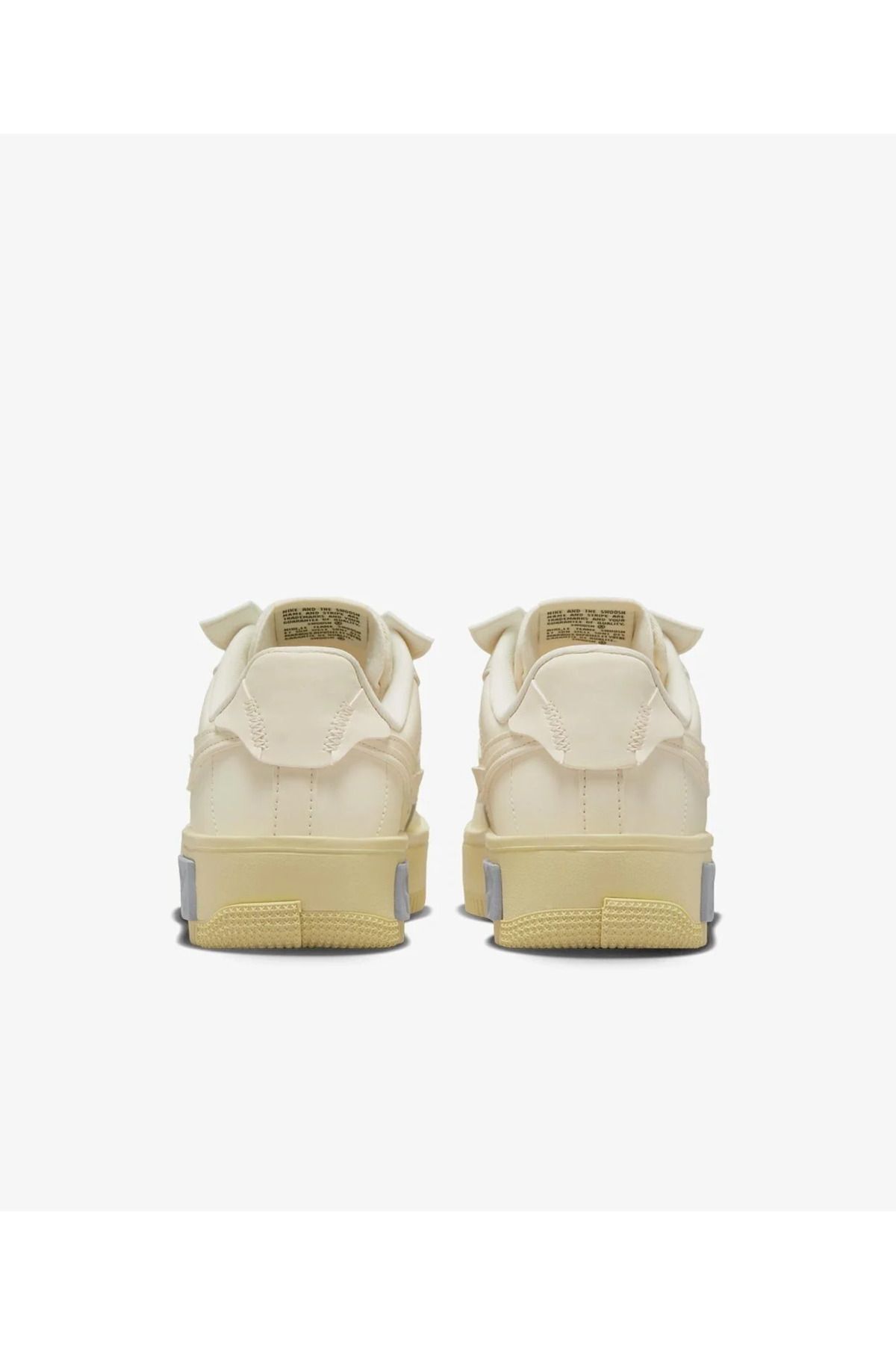 کفش های فضای باز نود زنانه ایرفورس Fontanka AF1 ورزشی چرمی واقعی چرم روزانه بژ Nike