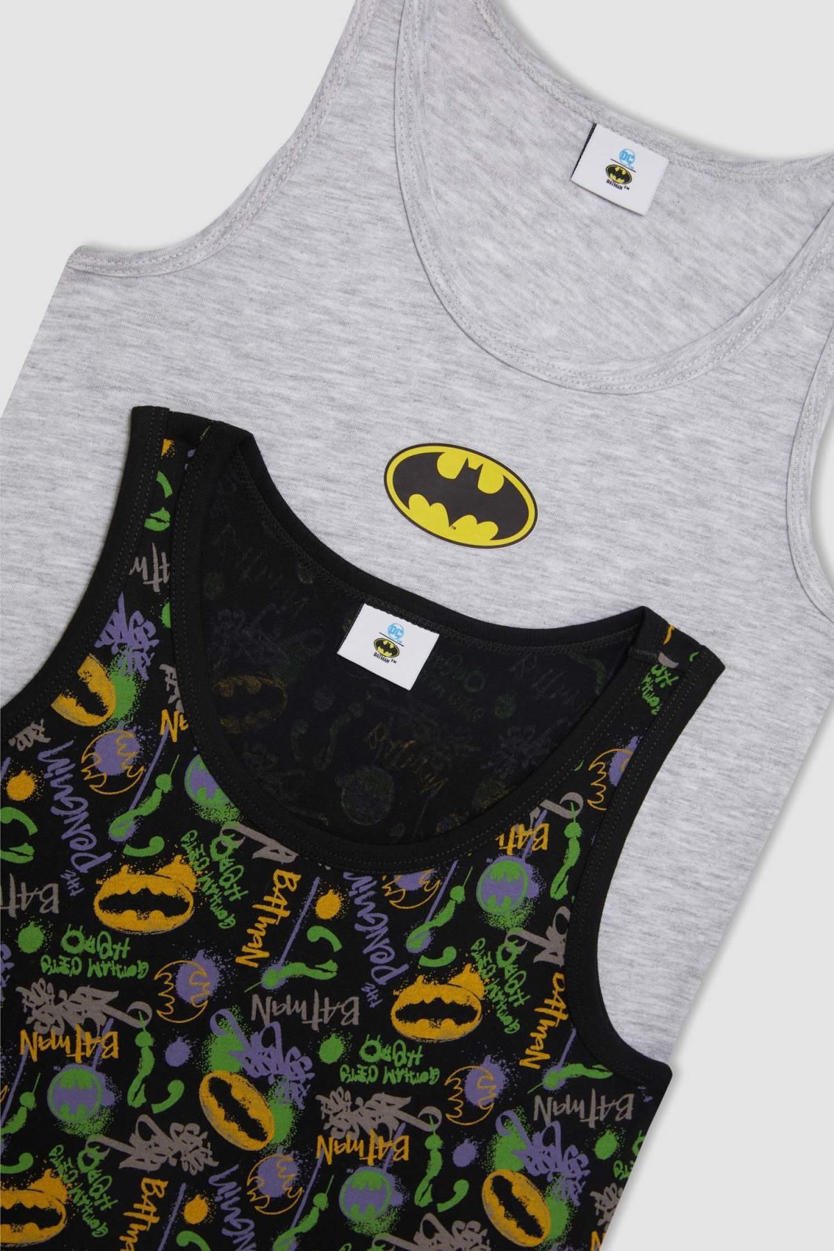 DeFacto-Batman 2-teiliges Unterhemd für Jungen C8798a824sm 4