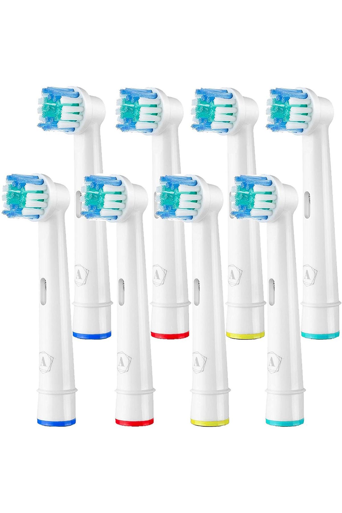MEZİGARC Oral B Diş Fırçasına Uyumlu 8li Yedek Başlık Şarjlı ve Pilli Diş Fırçası Yedek Başlığı
