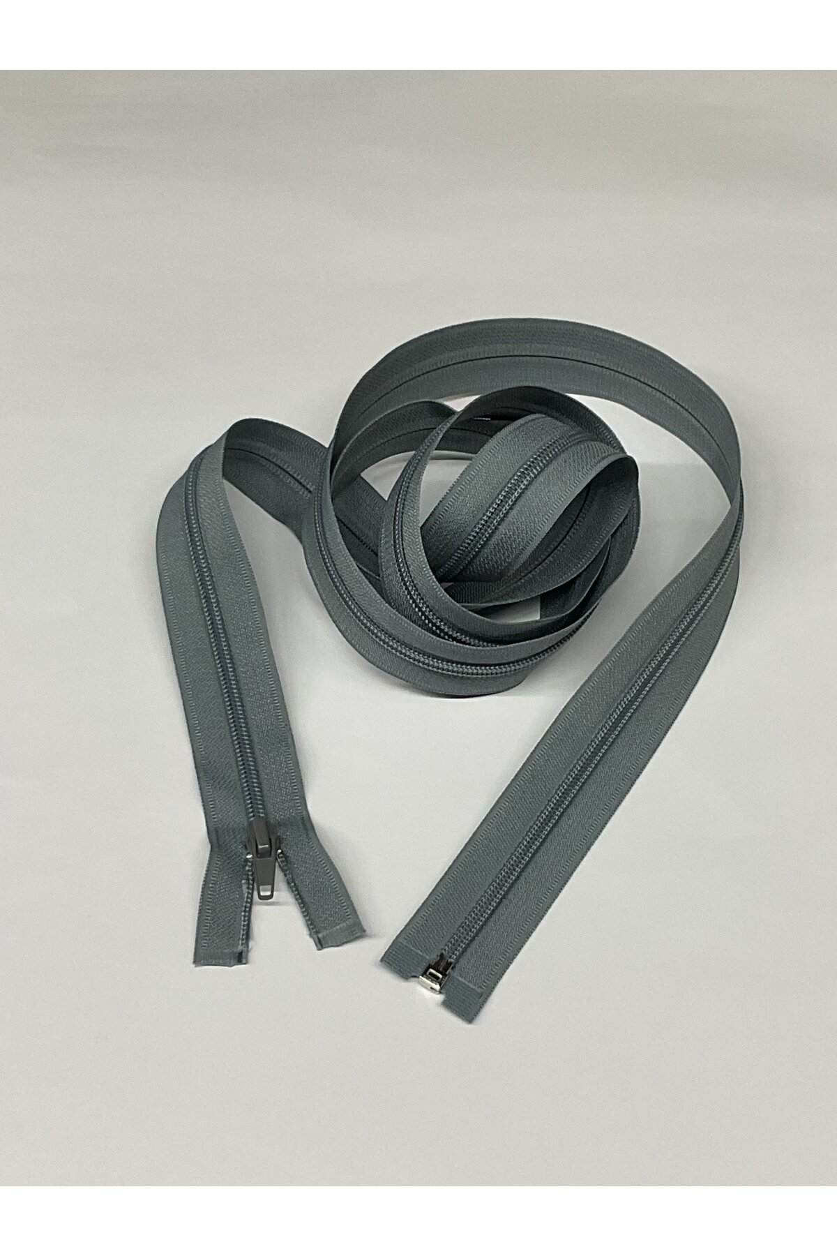 Abaya Zipper Medium Thickness 150 Cm Gray