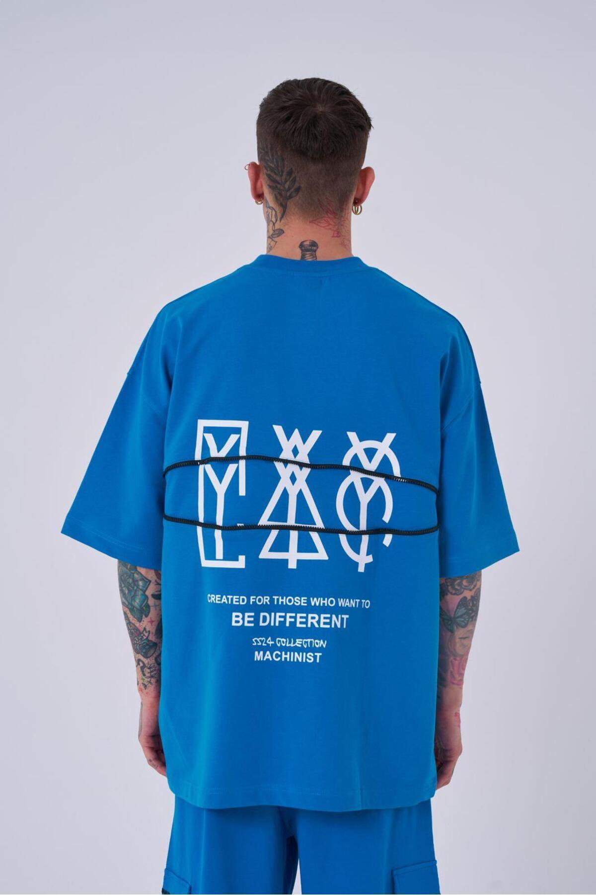 تیشرت مردانه زیپ دار چاپ شده با تیشرت قهوه ای سایز بزرگ