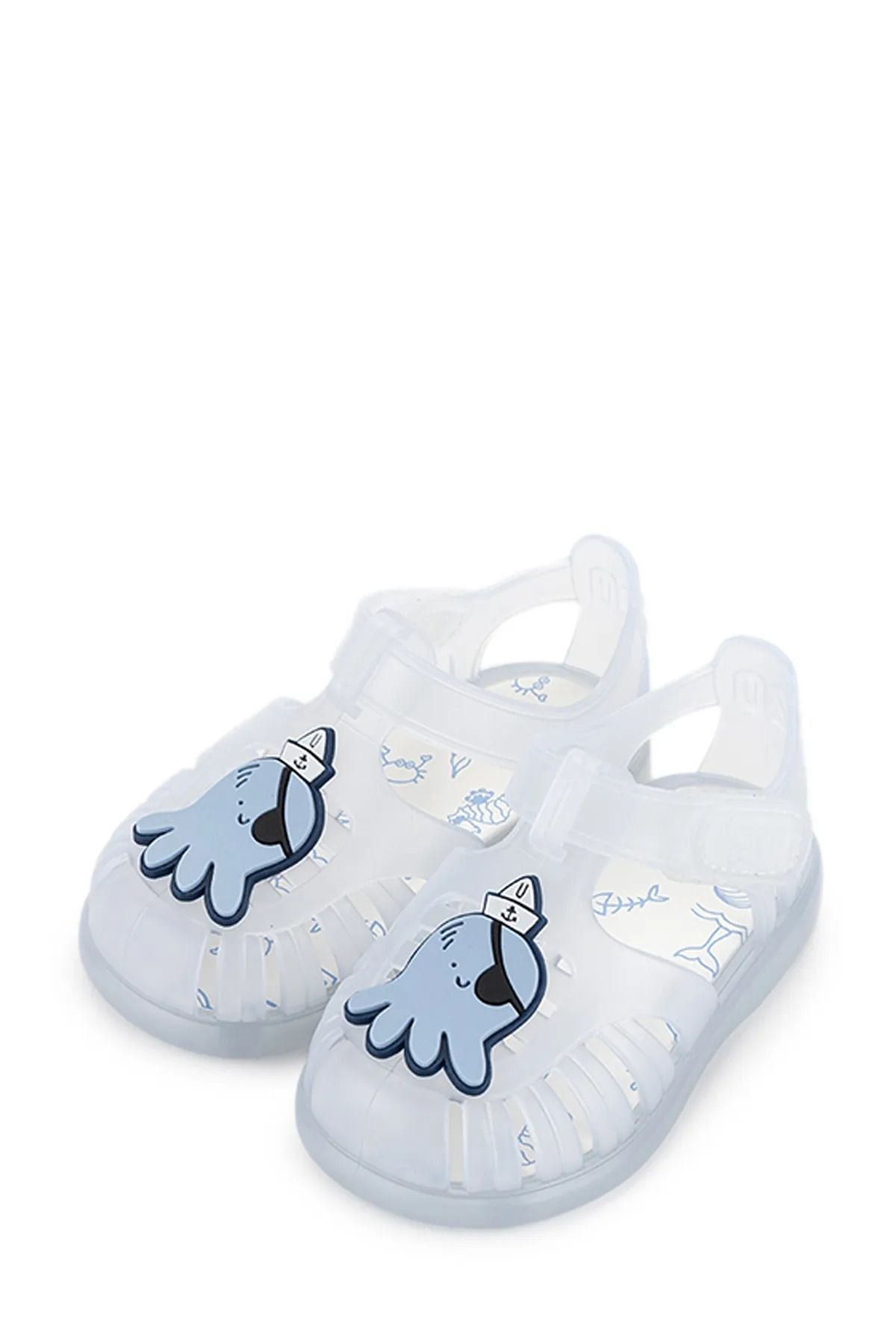 صندل آبی دخترانه و پسرانه بچگانه 19 27 Numberx Open Comparfly Sandals Child Blue IGOR