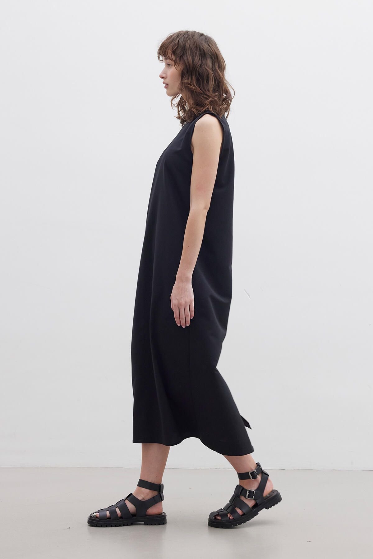 Manuka-KLEID MIT BAUMWOLLFUTTER SCHWARZ 3