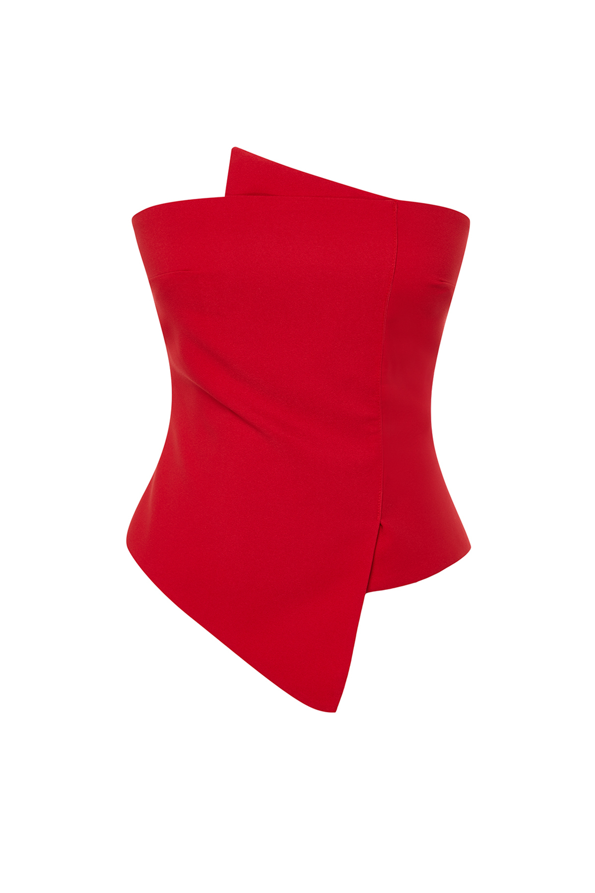 Trendyolmilla  Kırmızı Vücuda Oturan Dokuma Bluz TPRSS24BZ00008 - Görsel 7