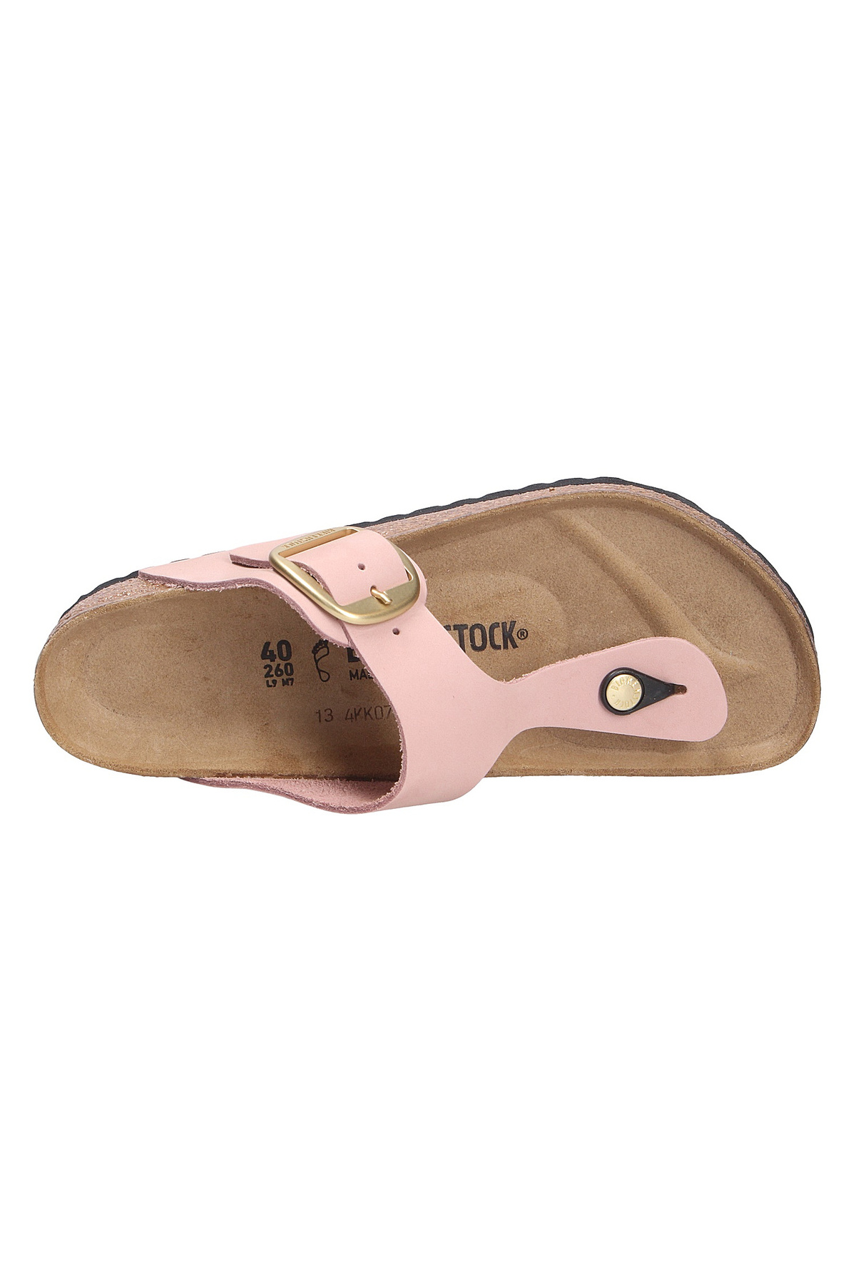 دمپایی بیرکن استاک زنانه چرم مصنوعی صورتی  راسته      Street Style / استایل خیابانی | Birkenstock 274-57-0096 DE - تصویر 8