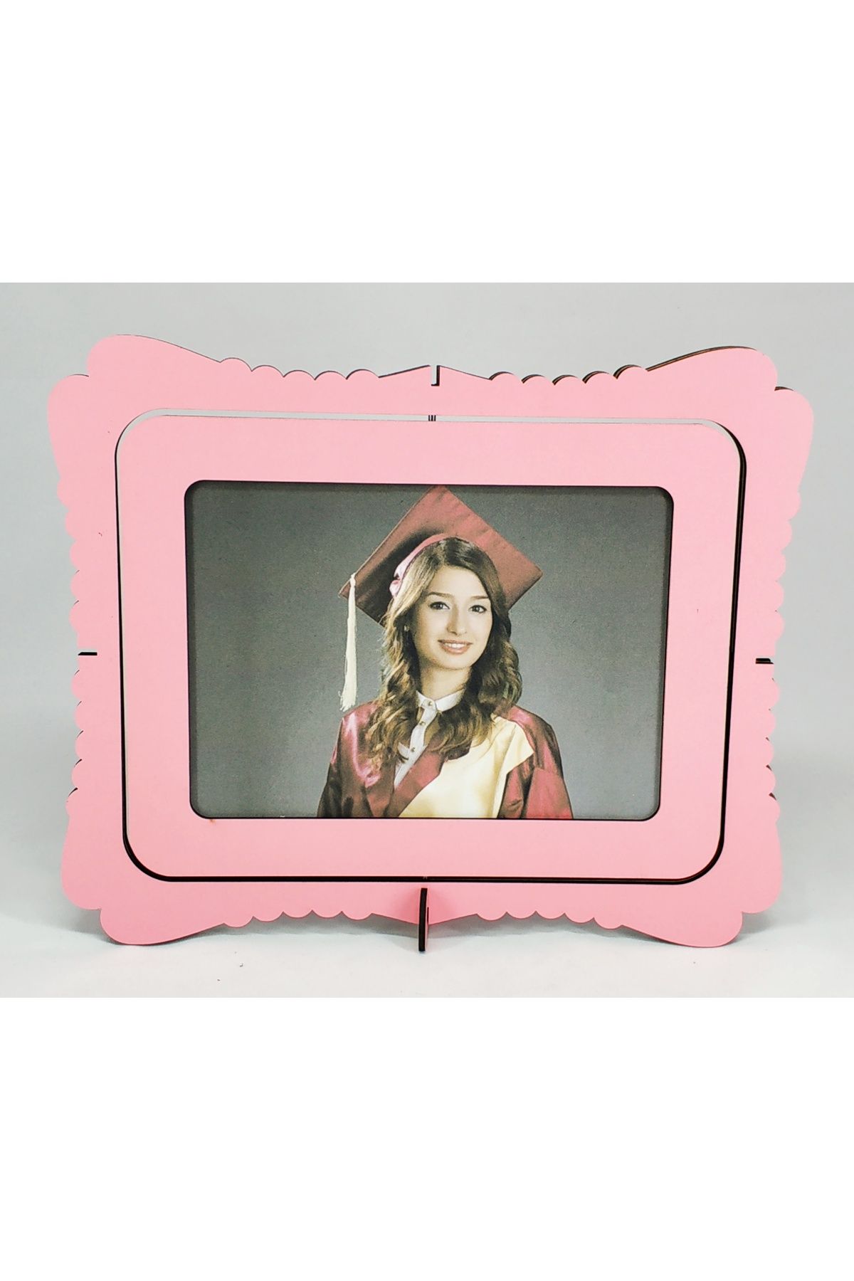 LAZER ART-15X21 ROTATING WOODEN FRAME - DOUBLE SIDED GRADER FRAME - LASERCERCEVE0005 2