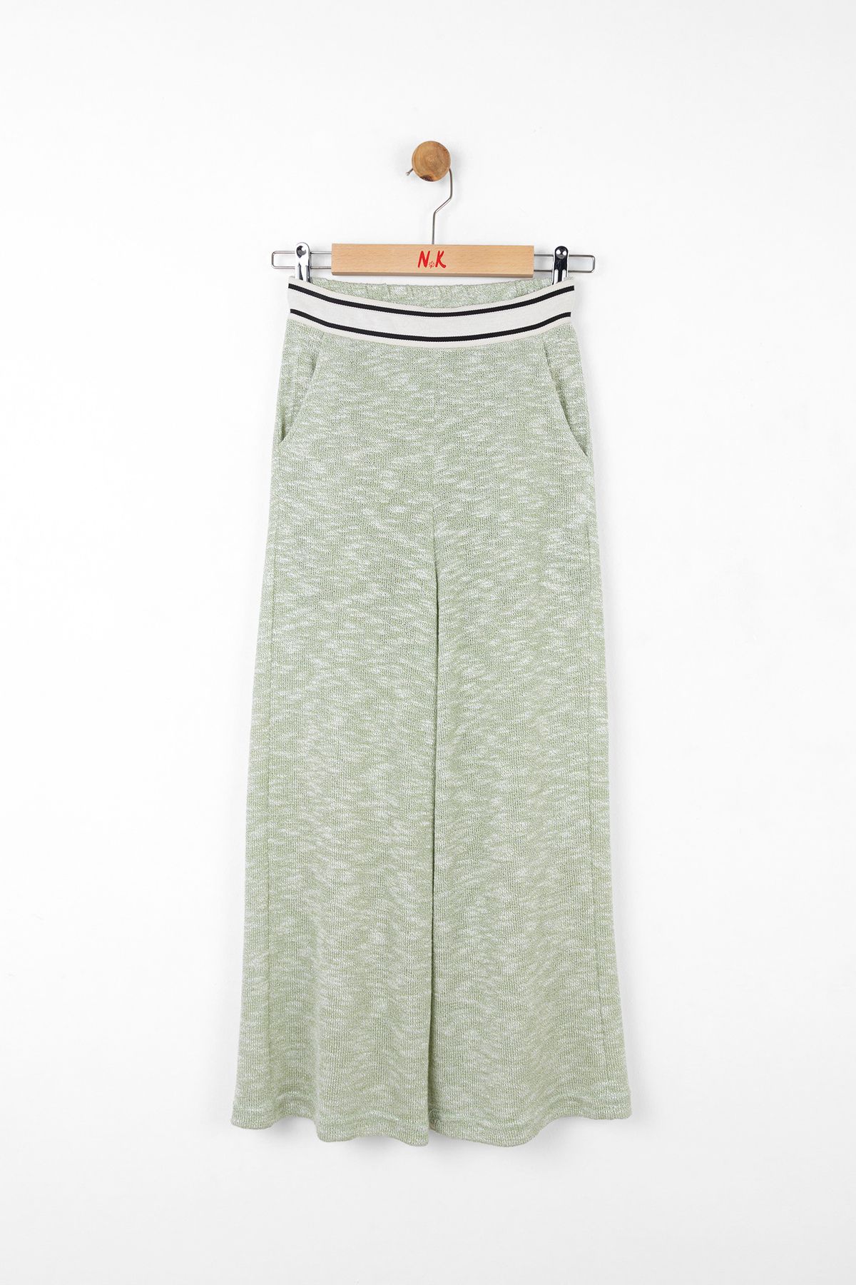 nk kids-NK KIDS 56305 - Pantaloni verzi pentru fete Superstar 3