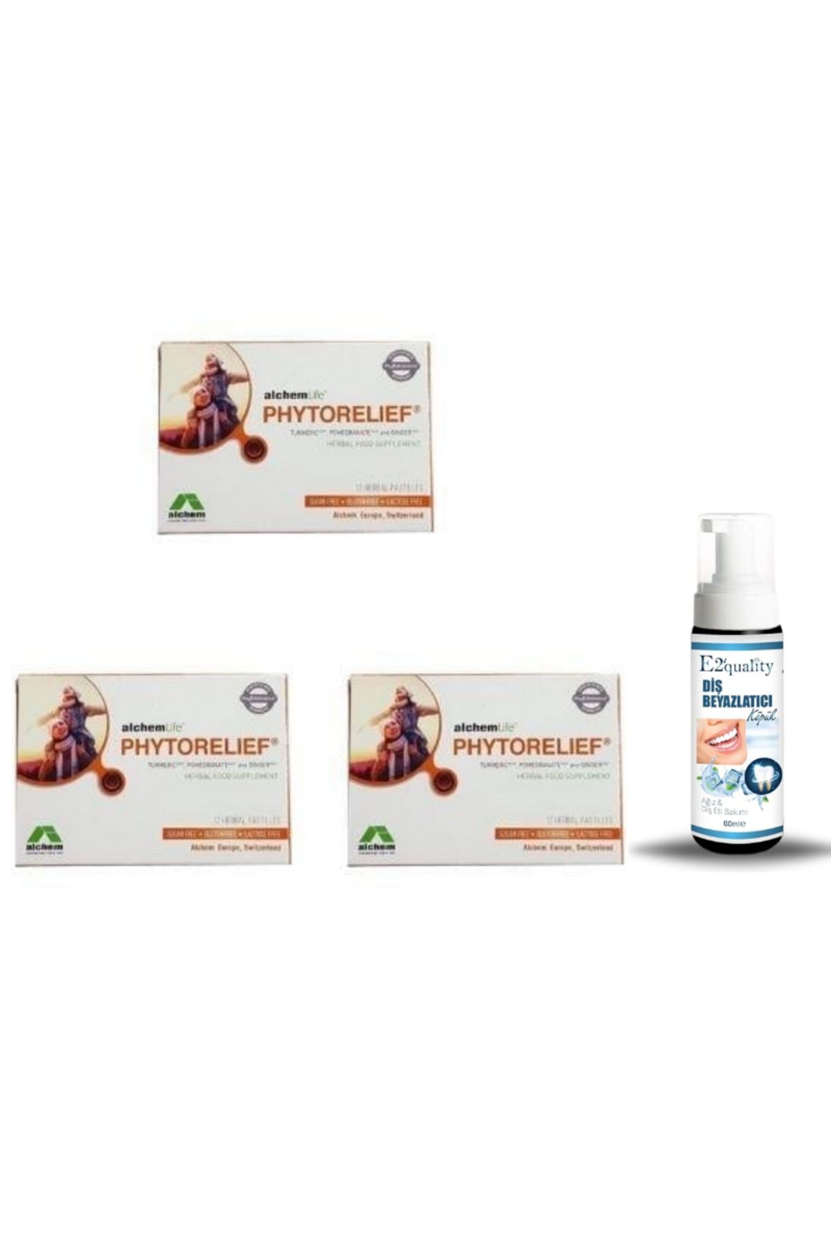 Alchemlife Phytorelief x 3 Paket + Hediye Diş Beyazlatıcı Köpük