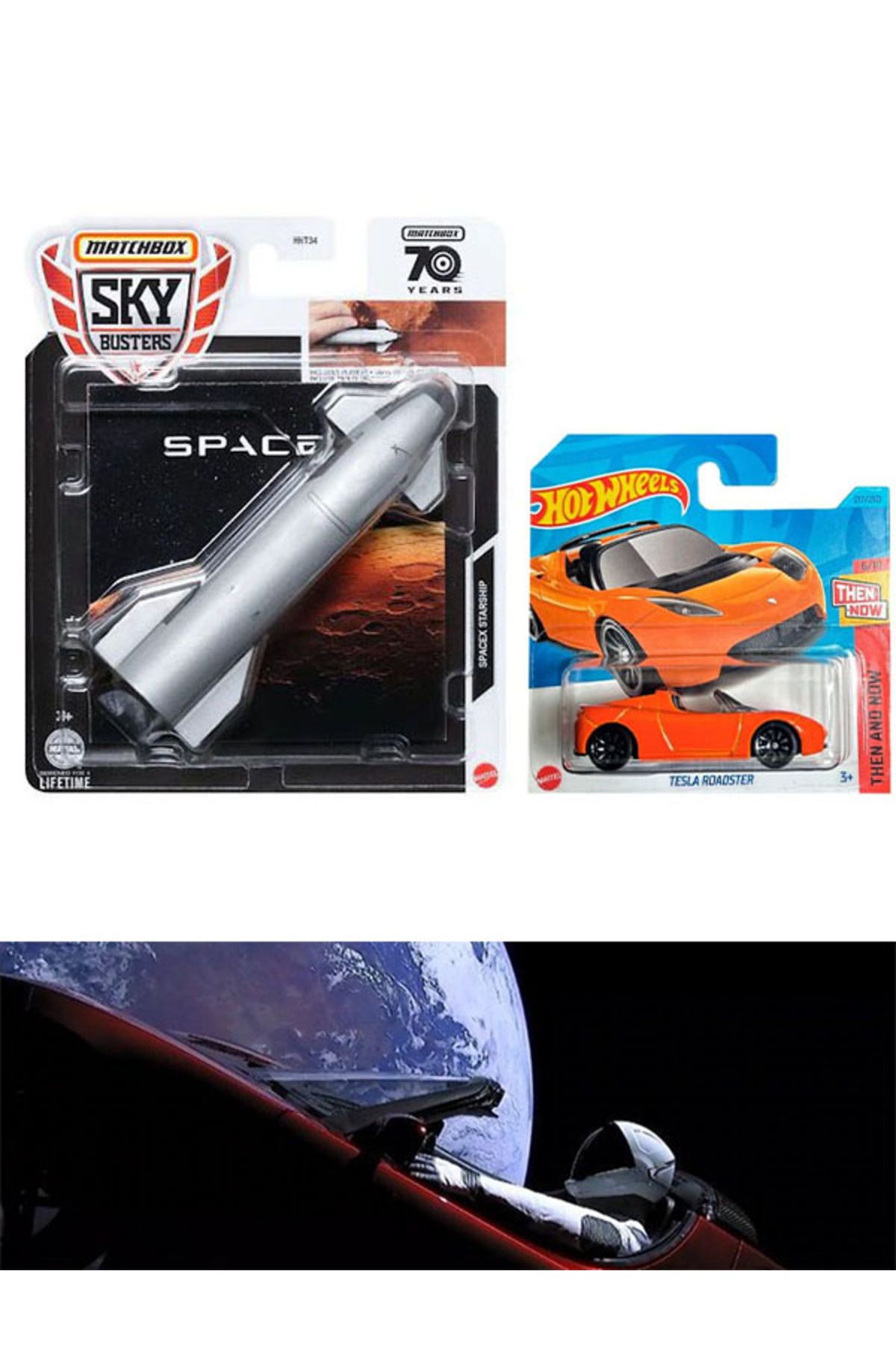 HOT WHEELS Tesla Roadster Matchbox SpaceX Starship Seti Fiyat Yorumlar Trendyol