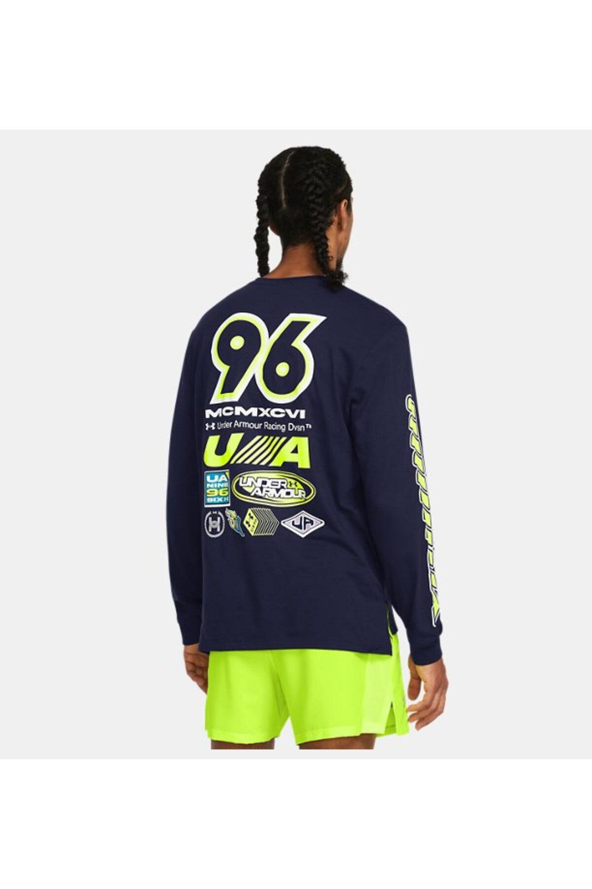 تی شرت ورزشی آبی مردانه آستین بلند UA 1384195 410 راه اندازی Under Armour