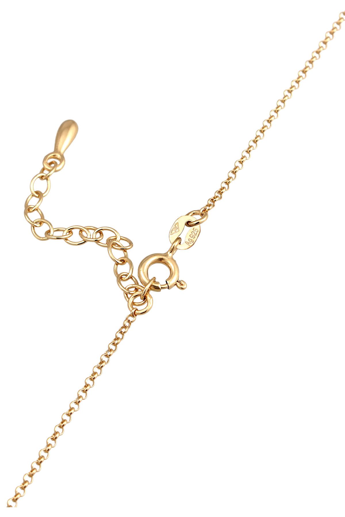 ELLI-Halskette Choker Zirkonia Solitär Basic 925 Sterling Silber 4