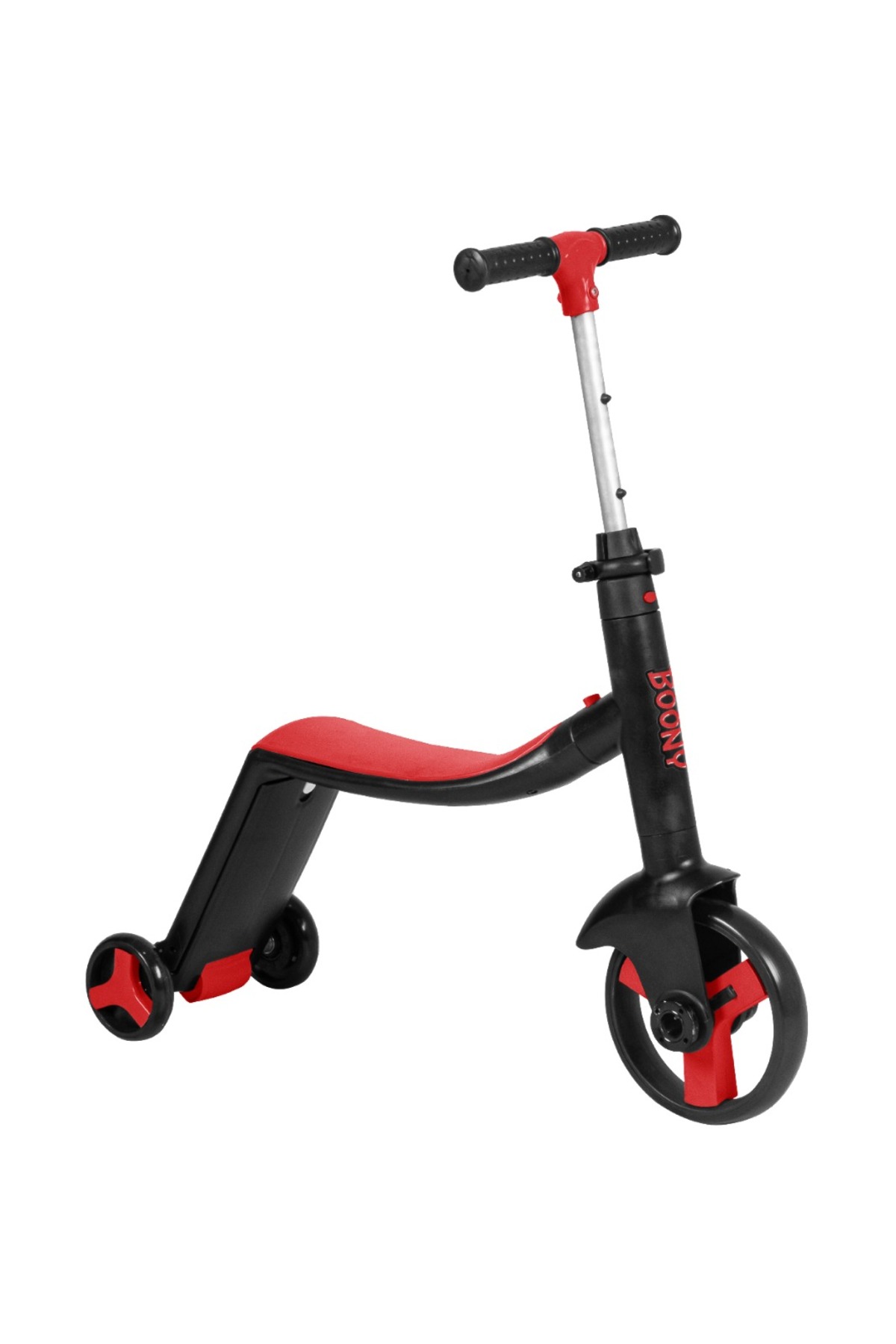 Çekirdek Zeka BOONY KIRMIZI ÇOCUK SCOOTER- BİSİKLET 1 ÜRÜN 3 ÖZELLİK 50 KG TAŞIMA KAPASİTELİ fotoğrafı 4 (önizleme)