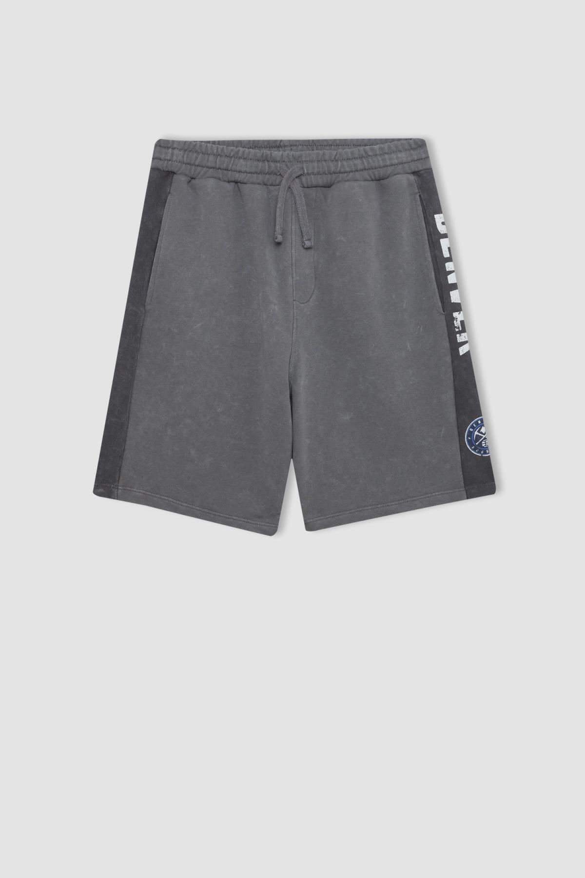 Fit Nba Denver Nuggets Standard Fit Short Leg Shorts B9902ax24sm