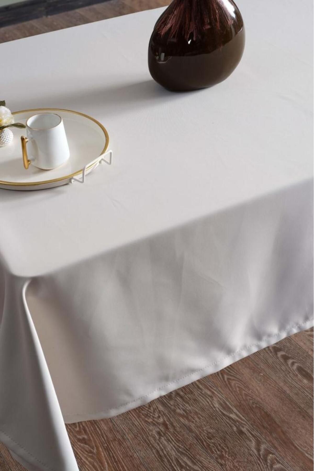 Mr. Stock-Satin Tablecloth - Authentic and Modern, Matte Satin, Easy to Clean, Rectangular 140X140 cm 3