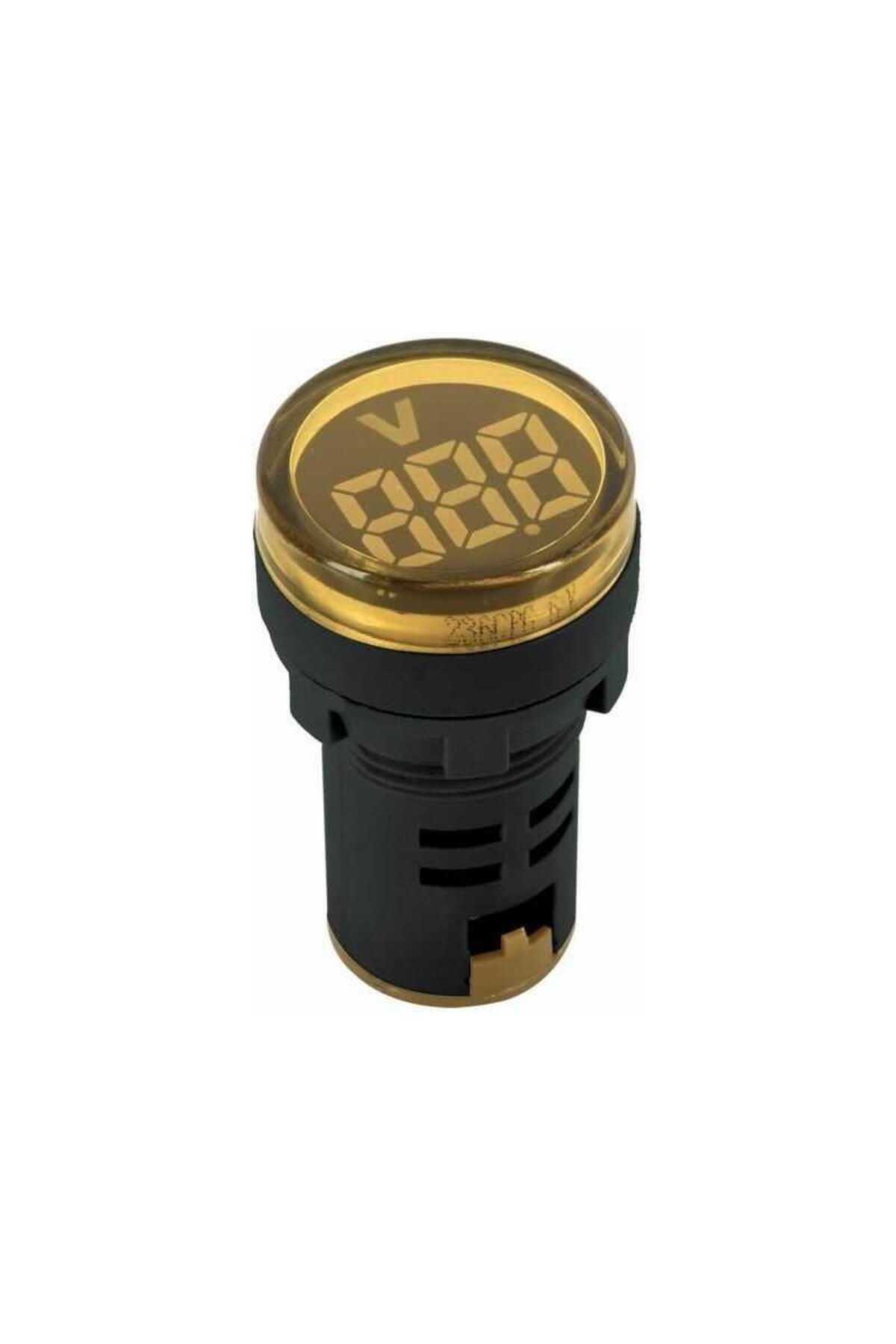 ISISO AD136-22DSV-S 24-450V AC Voltmetre - Sarı