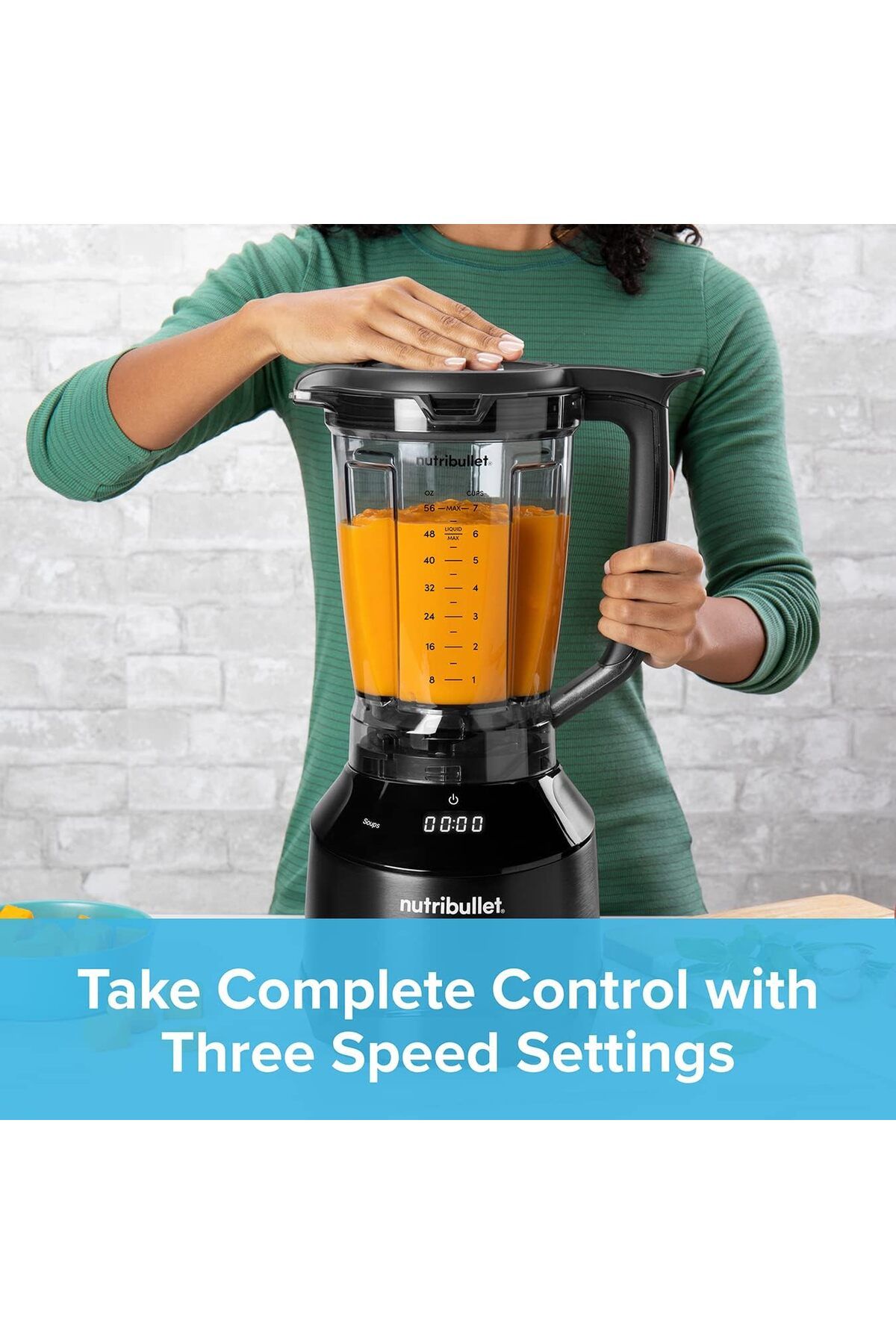 Nutribullet-Smart Touch Hot and Cold Food and Smoothie Pitcher Blender Combo - 1500W, 1.8 Liters Capacity 7