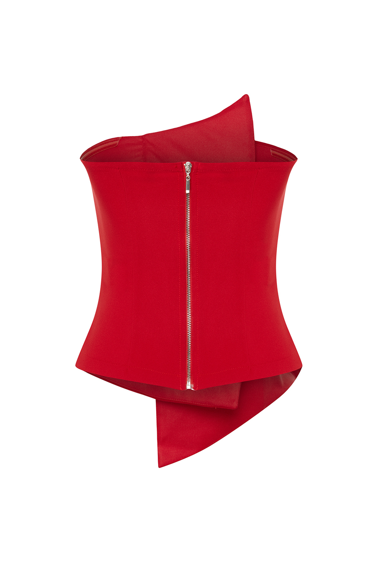 Trendyolmilla  Kırmızı Vücuda Oturan Dokuma Bluz TPRSS24BZ00008 - Görsel 8