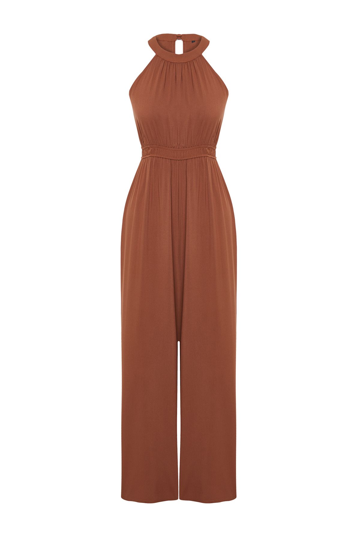 Trendyol Collection-Mini-Jumpsuit aus Webstoff mit Zimtblumenmuster und Kordelzugdetail an der Taille TWOSS23TU00121 7