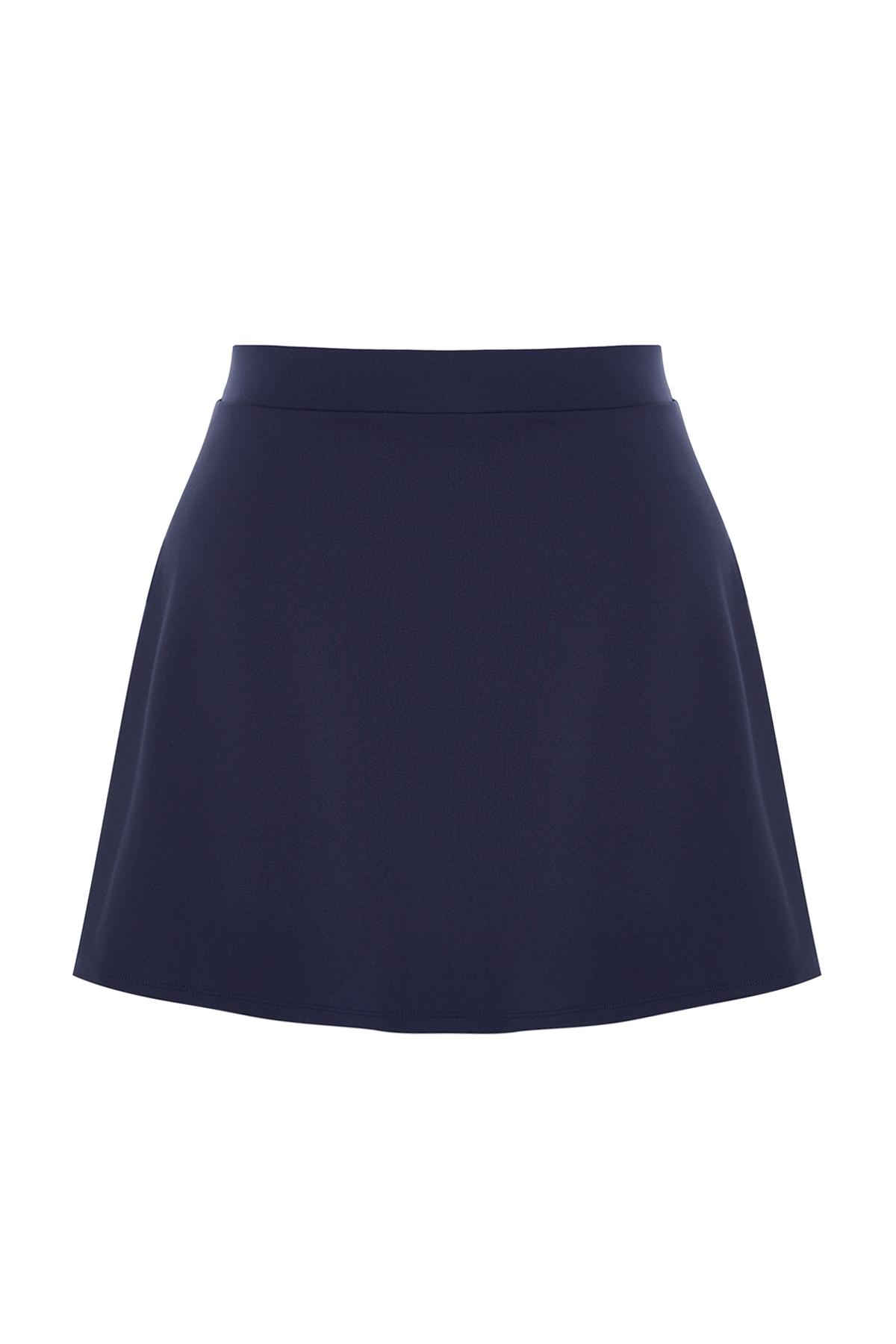 Trendyolmilla  Lacivert 2 Katmanlı Örme Spor Şort Etek TBBSS24AP00024 - Görsel 7