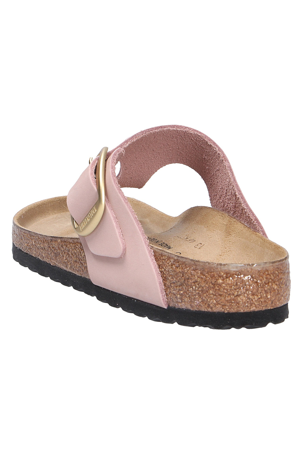 دمپایی بیرکن استاک زنانه چرم مصنوعی صورتی  راسته      Street Style / استایل خیابانی | Birkenstock 274-57-0096 DE - تصویر 3