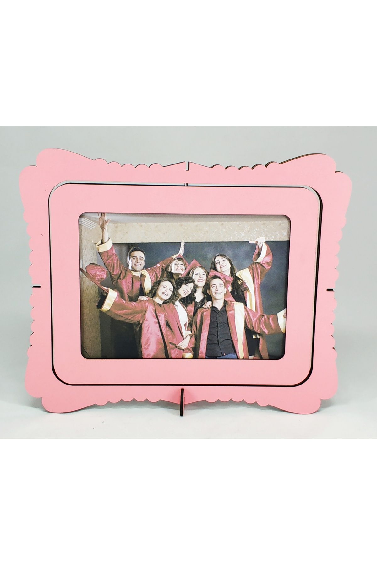 LAZER ART-15X21 ROTATING WOODEN FRAME - DOUBLE SIDED GRADER FRAME - LASERCERCEVE0005 4