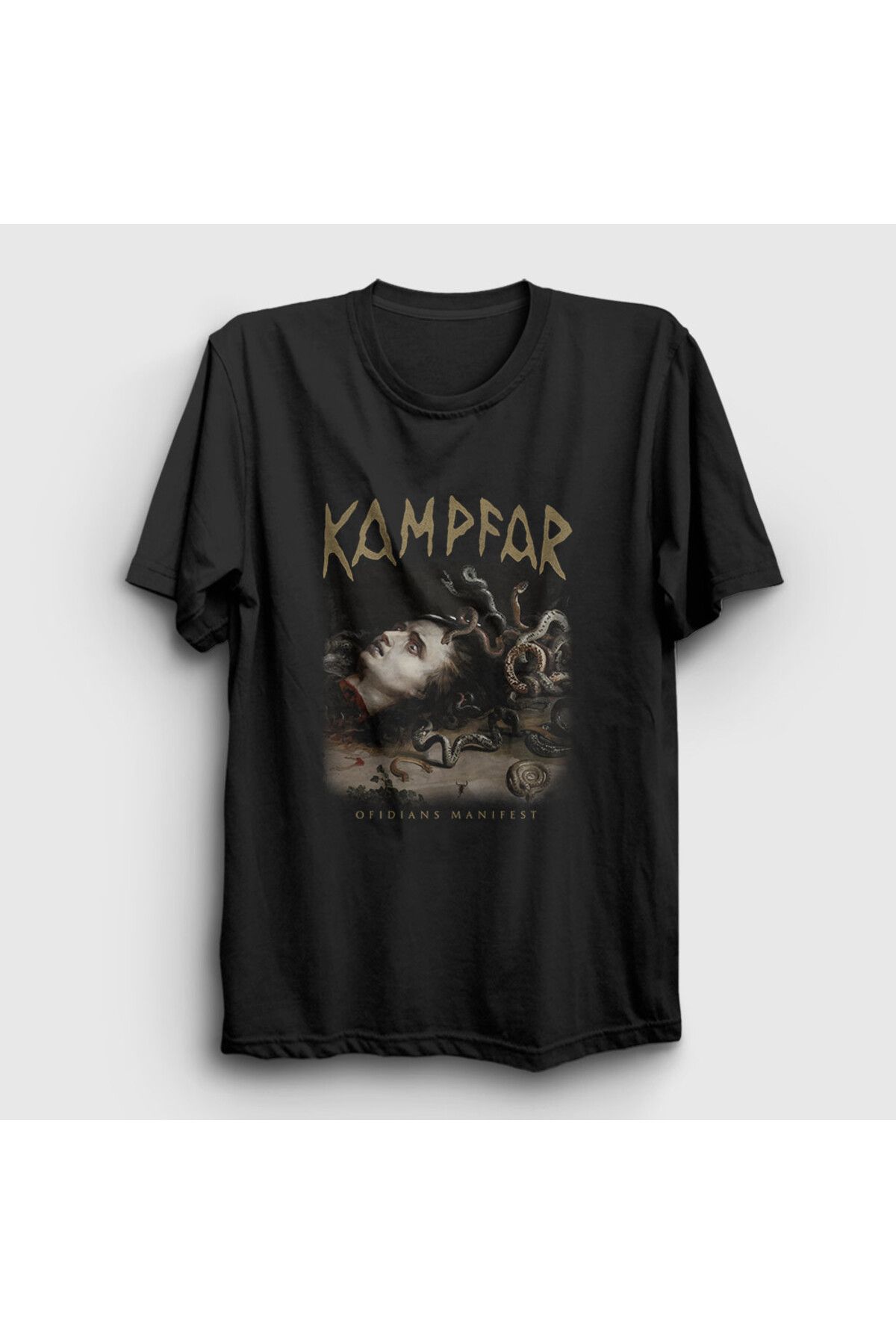 Presmono Unisex Siyah Ofidians Manifest Kampfar T Shirt 424470tt Fiyat Yorumlar Trendyol
