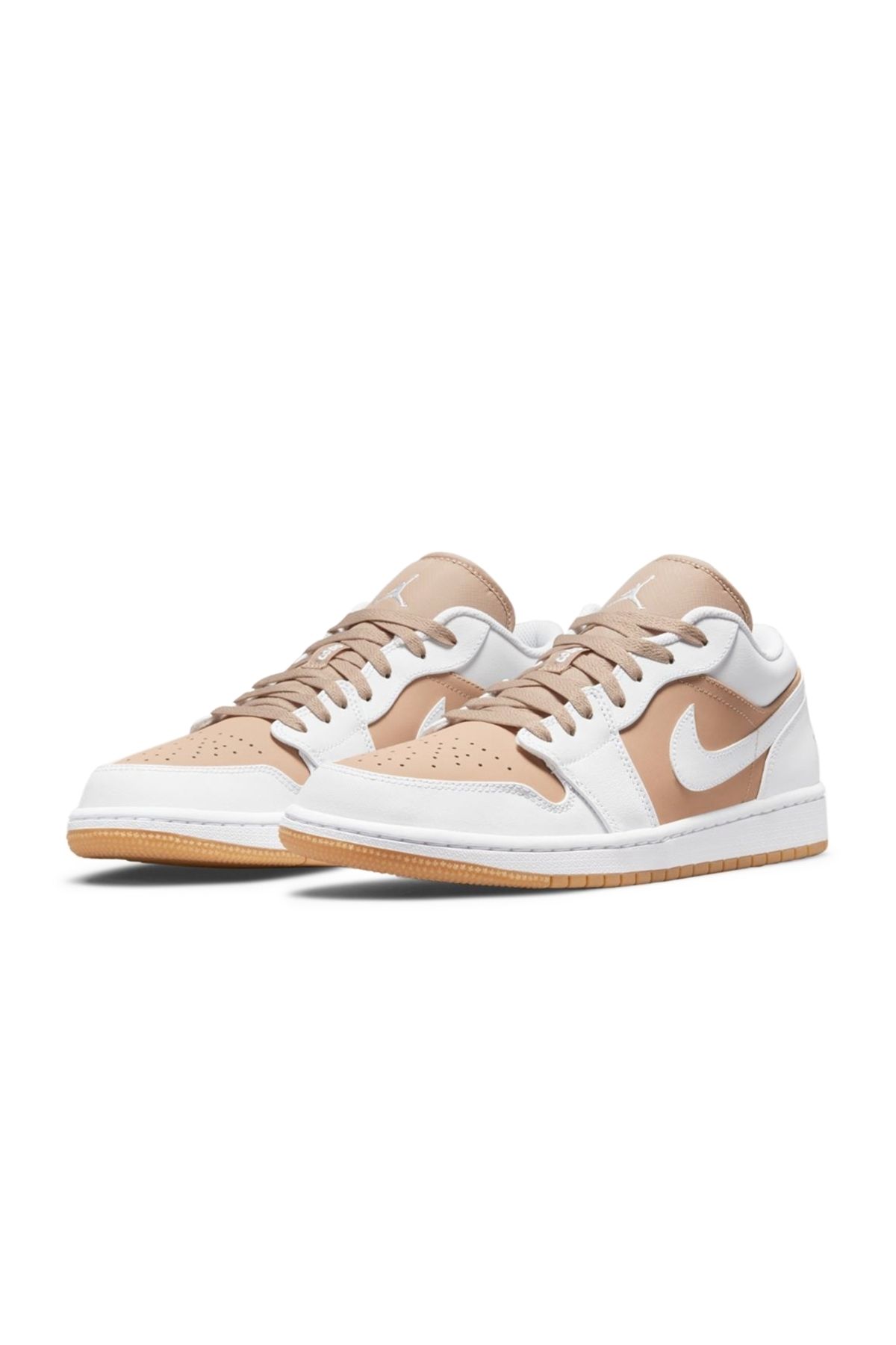 Nike Air Jordan 1 Low White and Brown Trendyol
