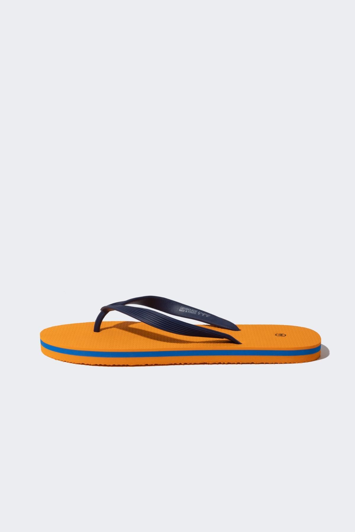 DeFacto-Herren-Flip-Flops mit flacher Sohle aus Kunstleder, C9149AX24HS 2
