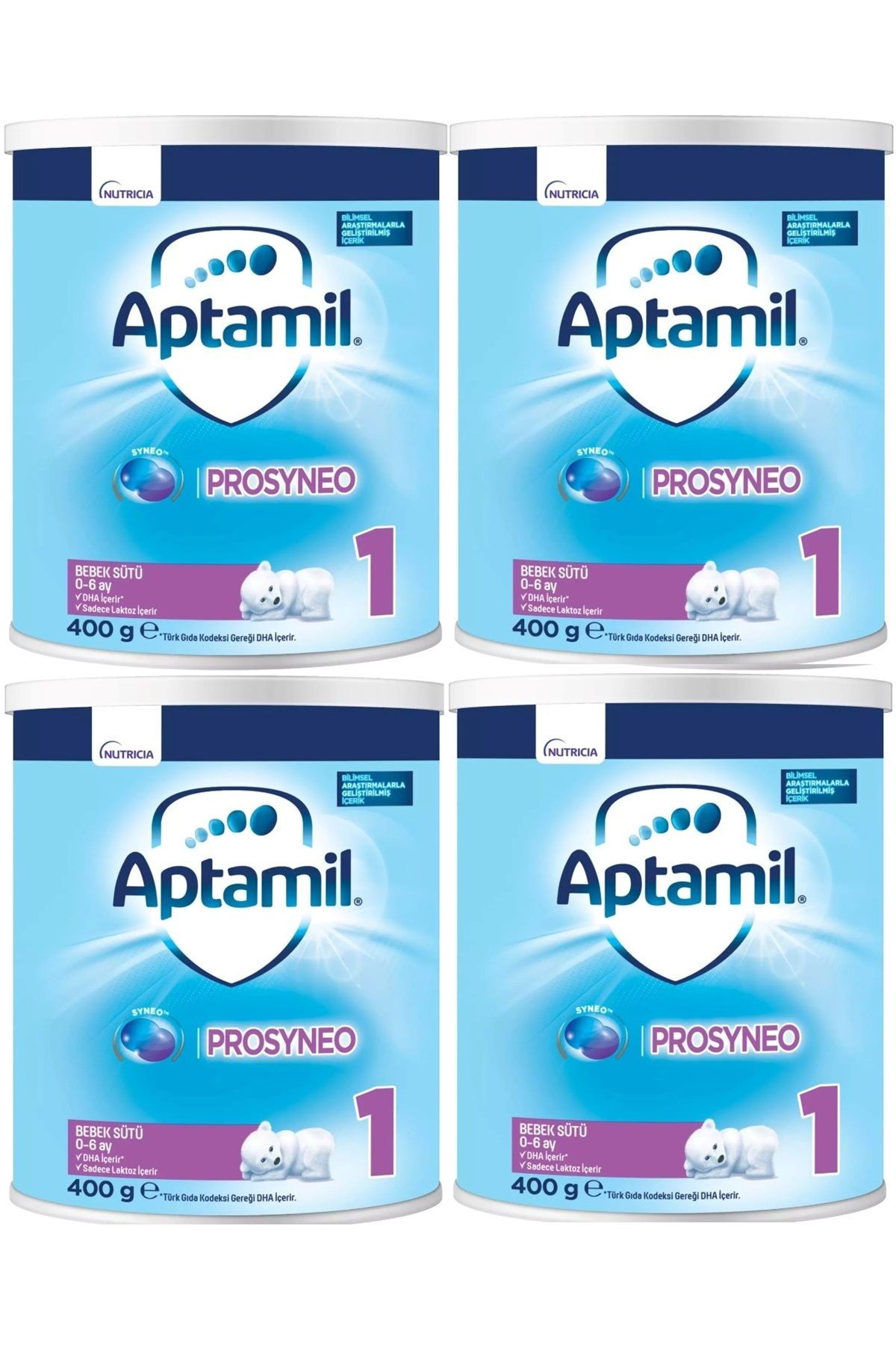 Aptamil Nutrıcıa Aptamil Prosyneo Bebek Sütü 400GR No:1 (0-6 Ay Doğumdan itibaren) (4 Lü Set)