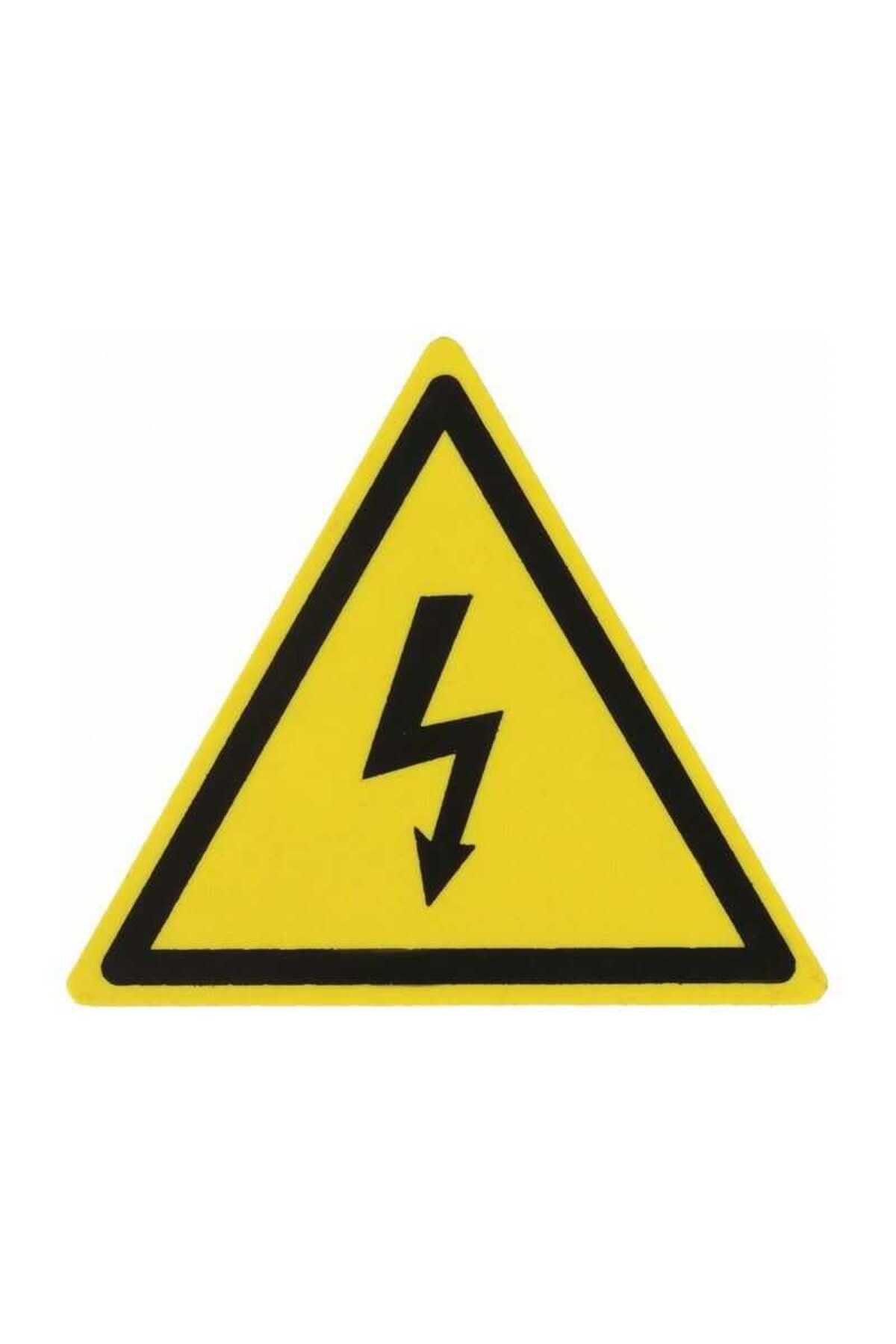 ISISO IS-Tİ4 Üçgen Tehlike Etiketi (Yüksek Voltaj) 9x9x9cm
