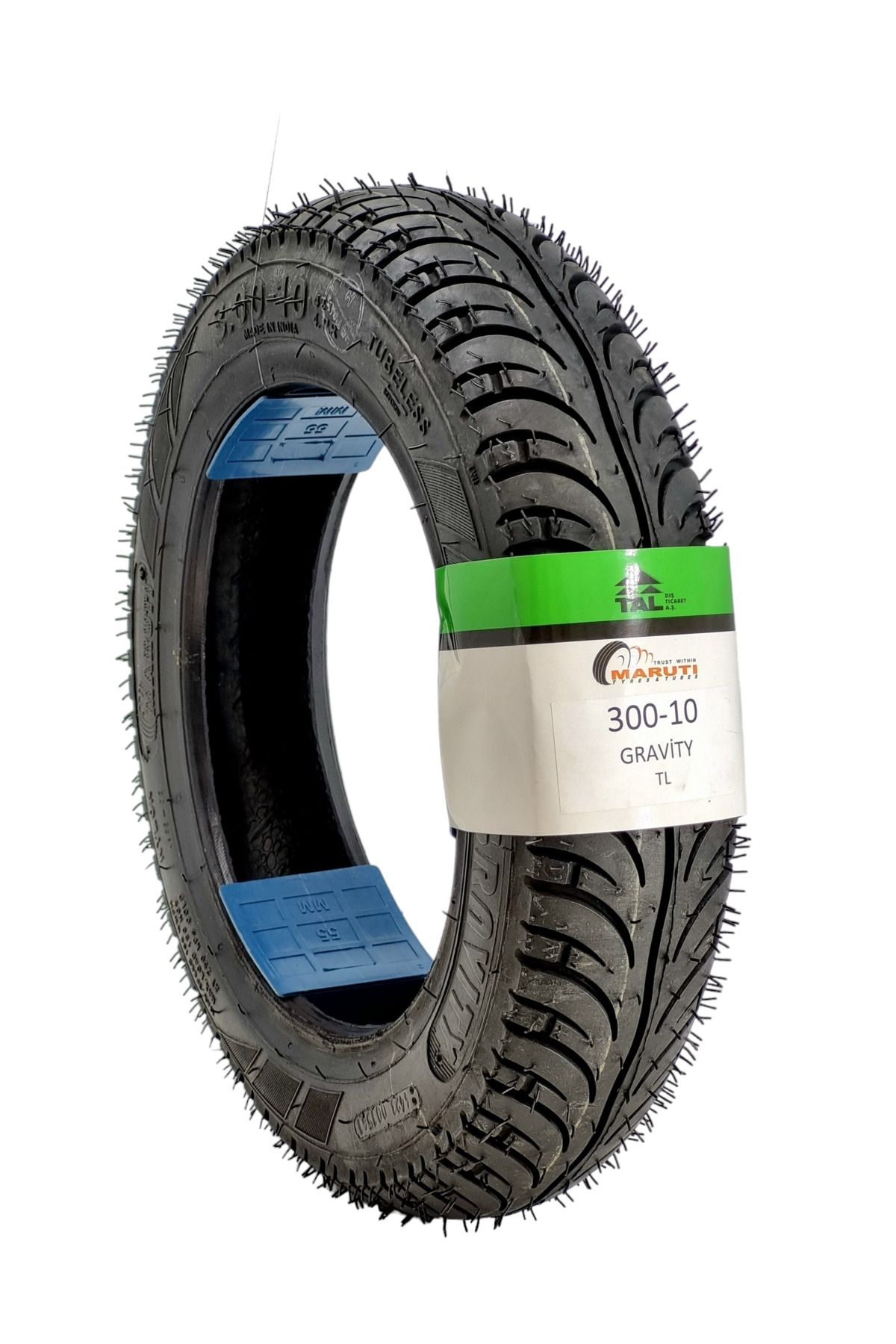MARUTİ TYRES 300-10 TL (TUBELESS - DUBLEKS) ELEKTRİKLİ MOTOSİKLET LASTİĞİ GRAVİTY