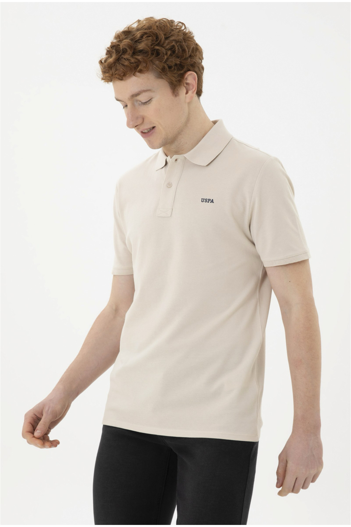 تیشرت مردانه مشکی یو اس پولو | G081SZ011.000.1847789.VR013 اورجینال - تصویر 3