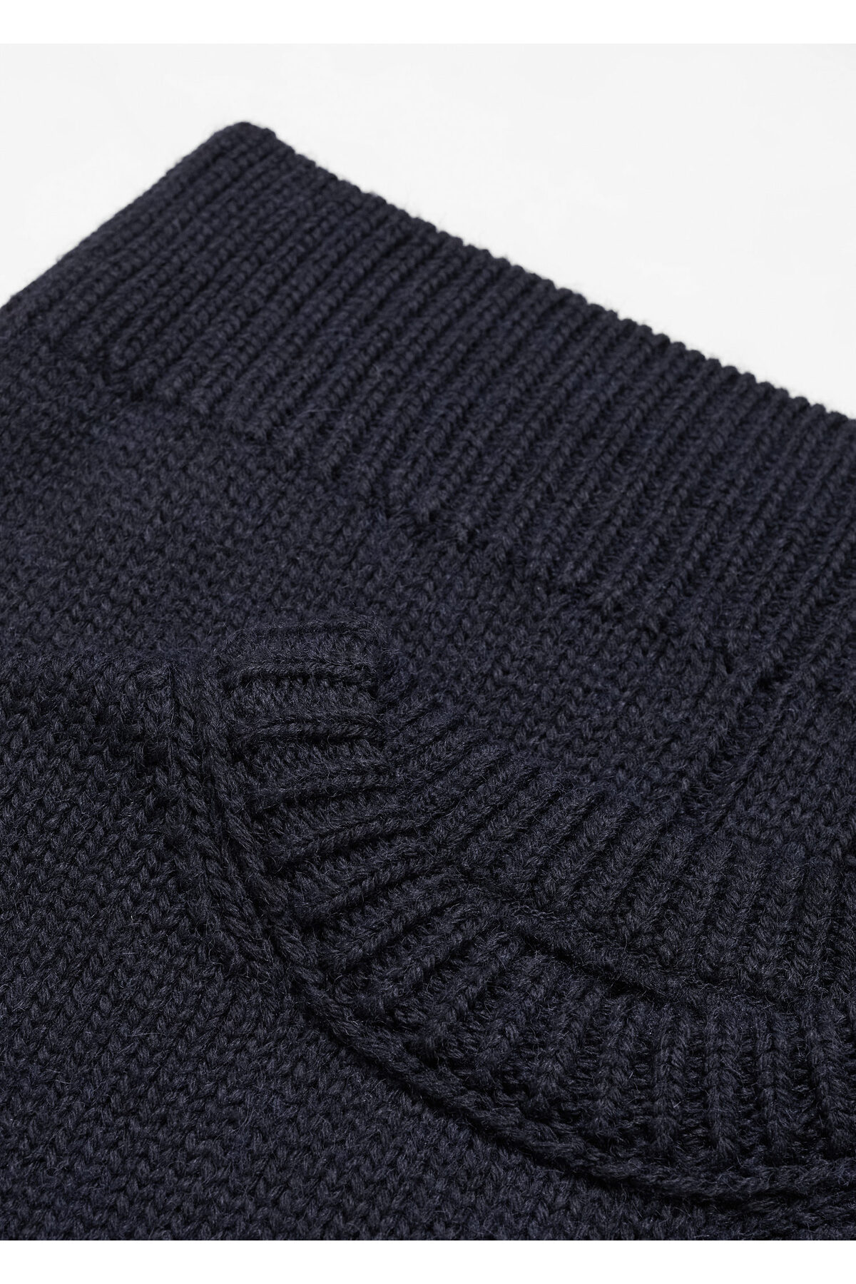 بافت و پلیور زنانه آبی سرمه ای منگوMANGO | 57007748 اورجینال - تصویر 6