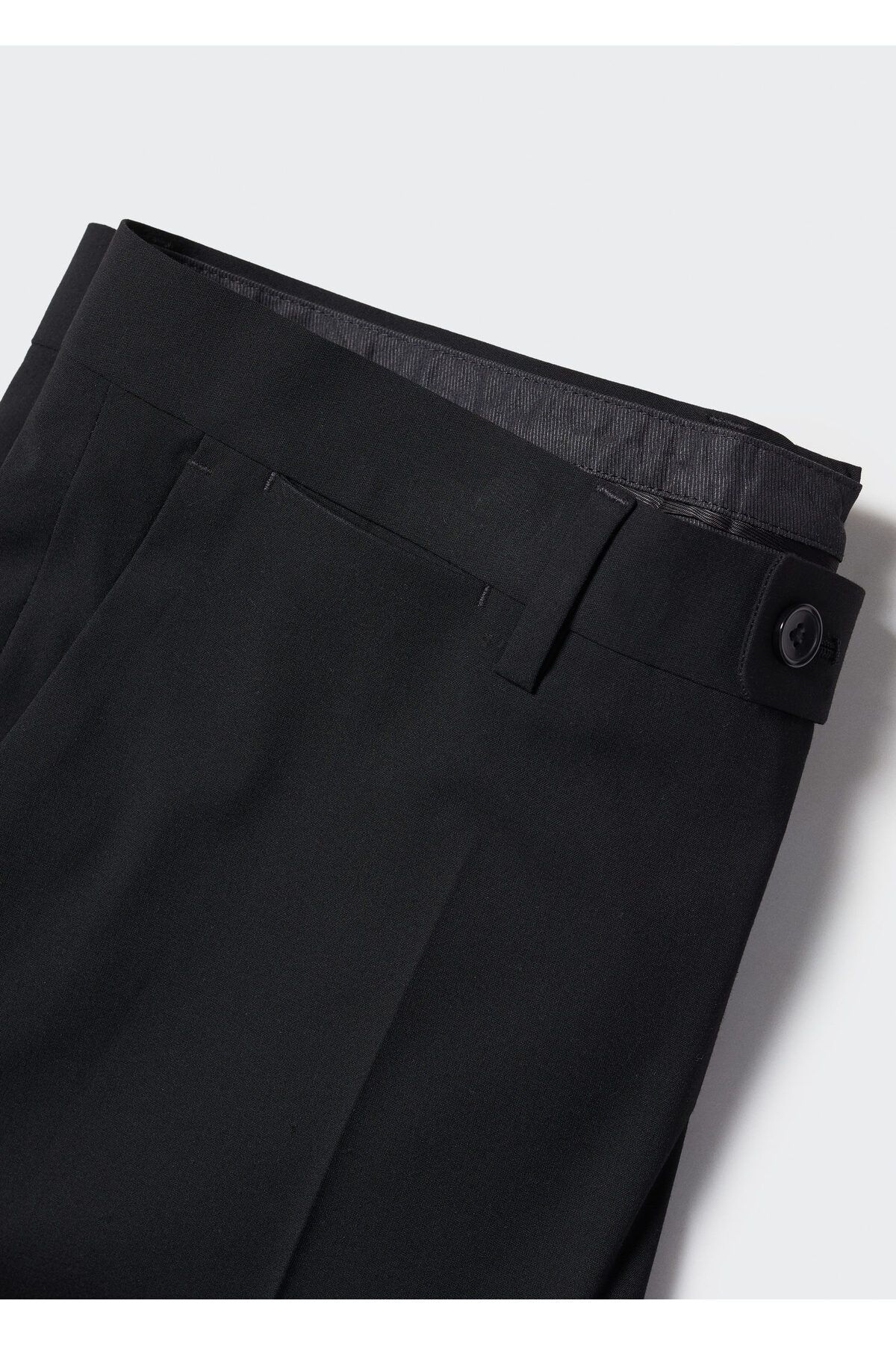MANGO Man-Pantaloni negri pentru bărbați57040716 8