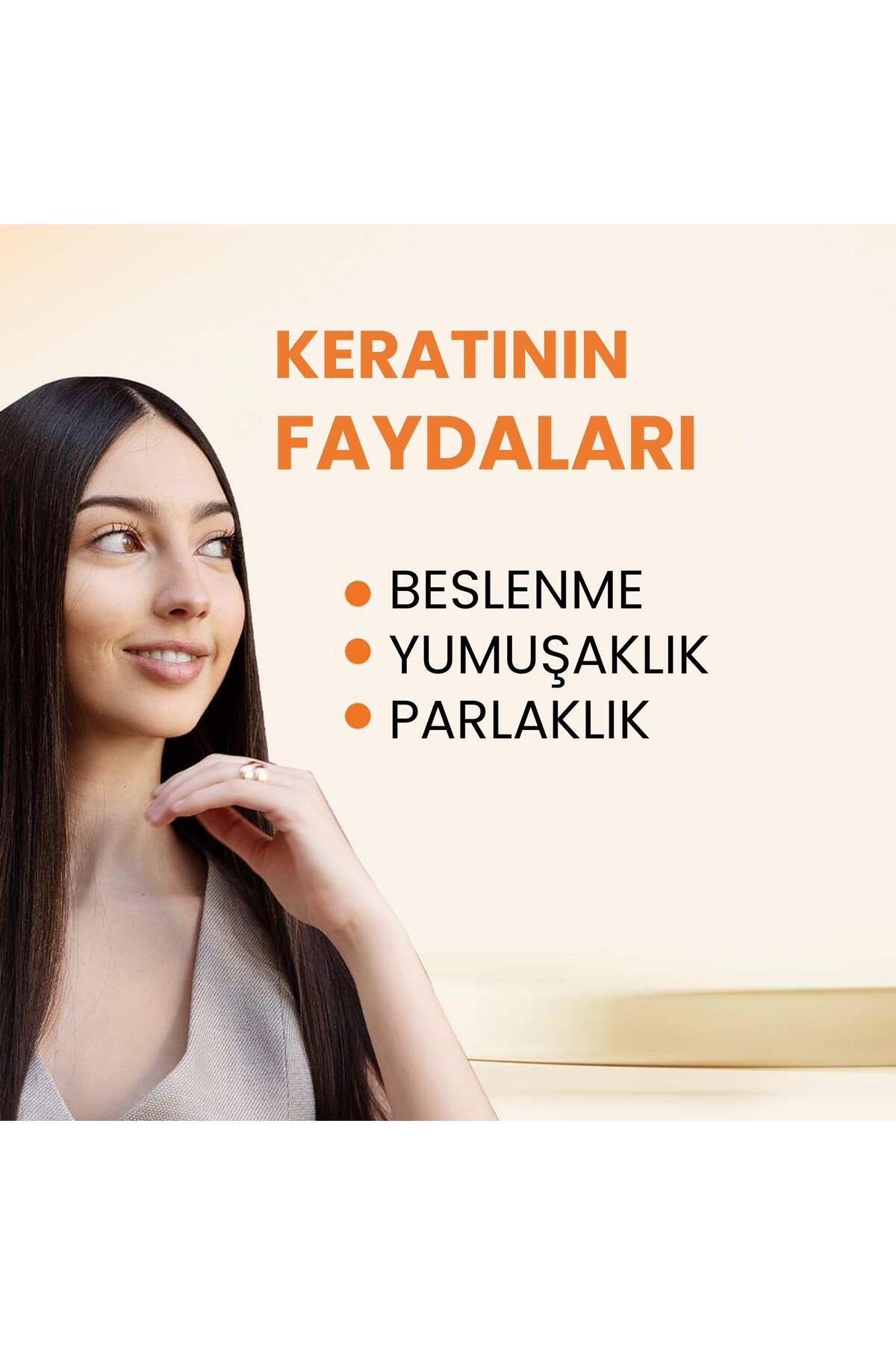 Güçlendirici Keratinli Saç Bakım Maskesi 300 ml — TYCZW9G3DN171533980185568 — تصویر 4 از 5