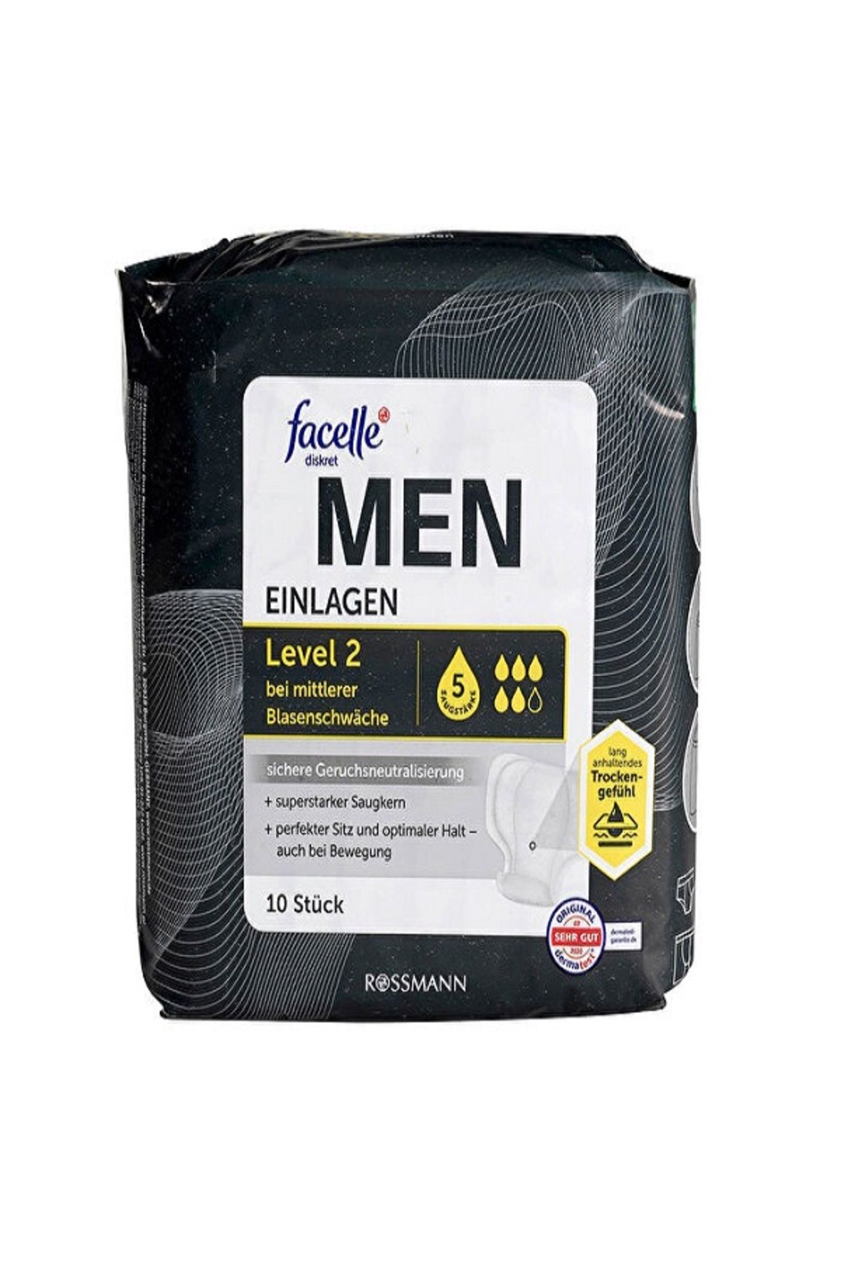 Facelle Diskret Men Mesane Pedi Level 2 10'lu