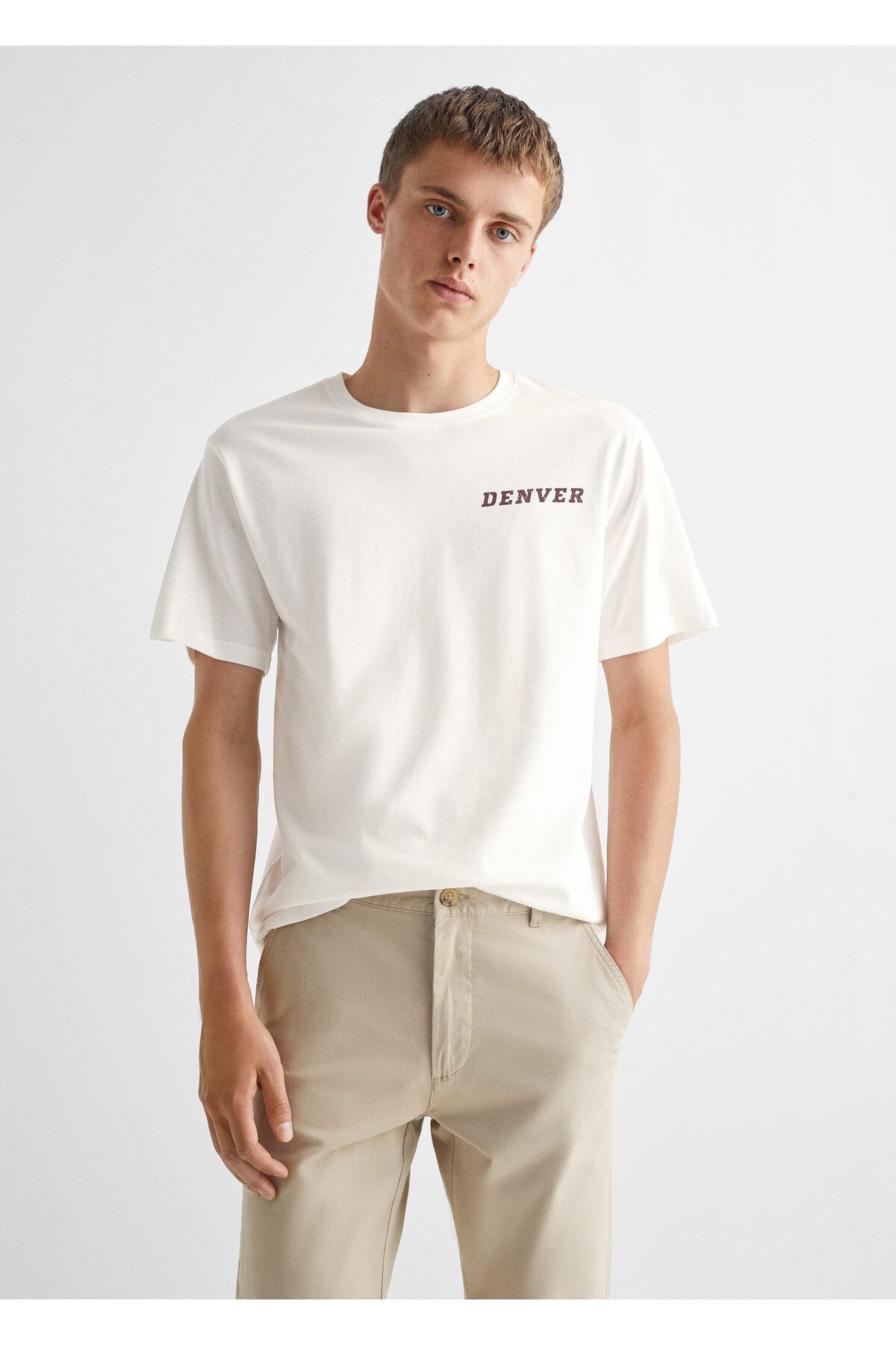 MANGO Kids-Beige Pants for Kids 2