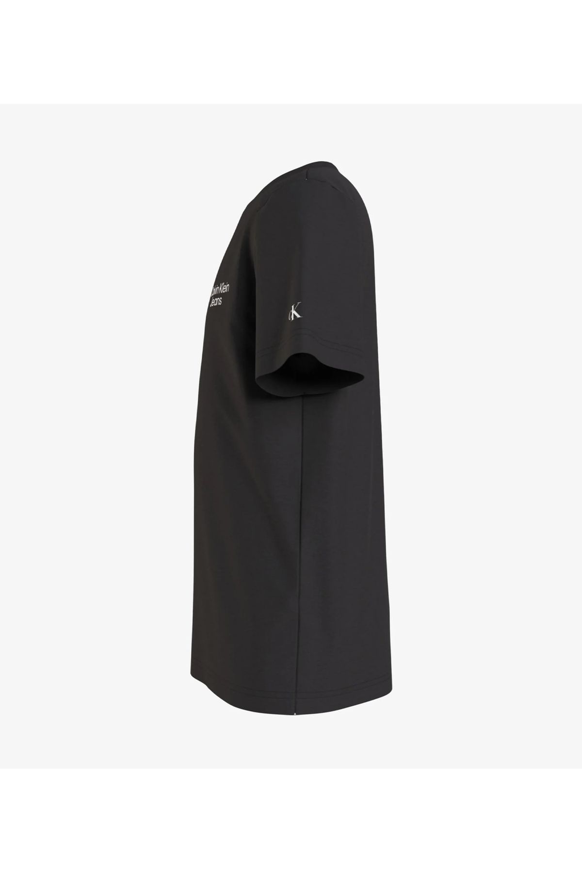 تی شرت مشکی مردانه سیاه CKJ Logo V Neck Calvin Klein