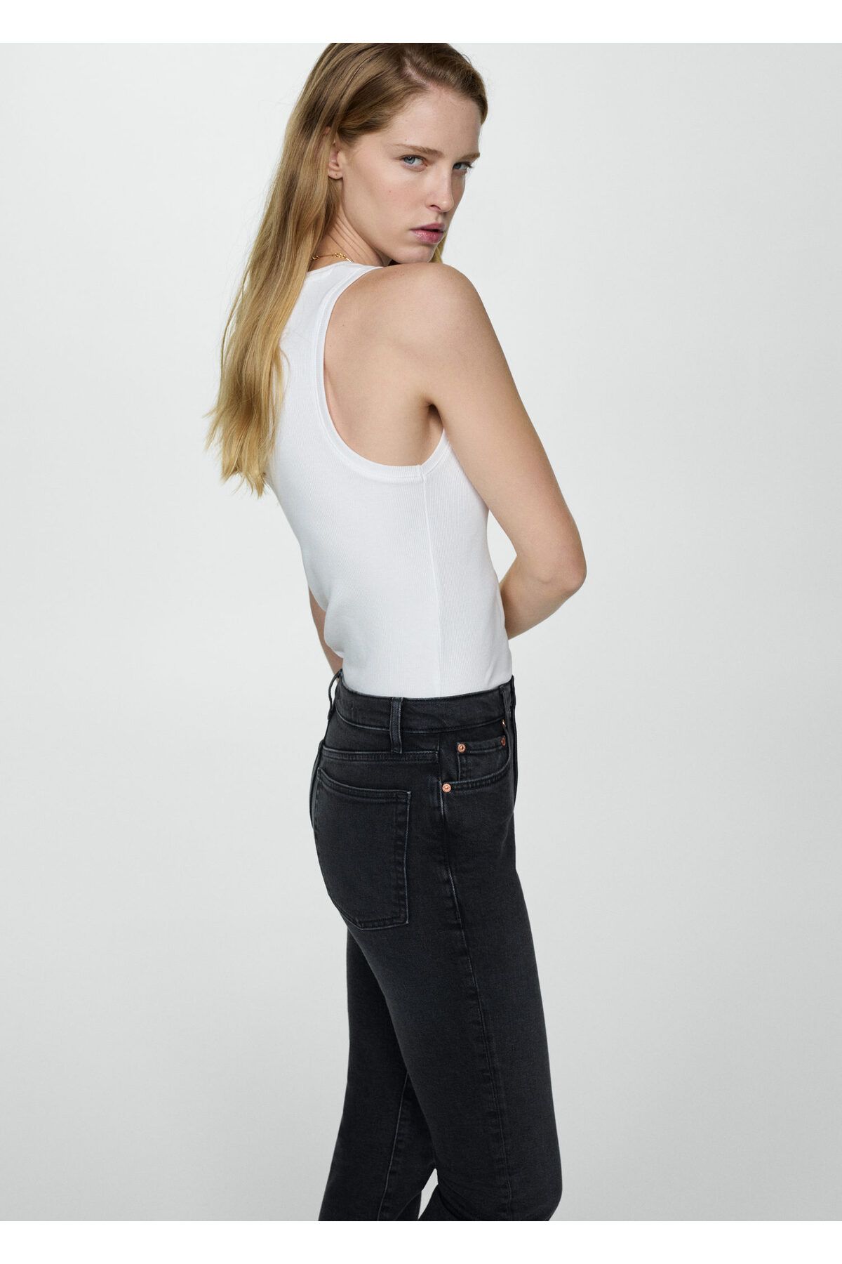 Siyah Denim Kadın Jeans 67040673