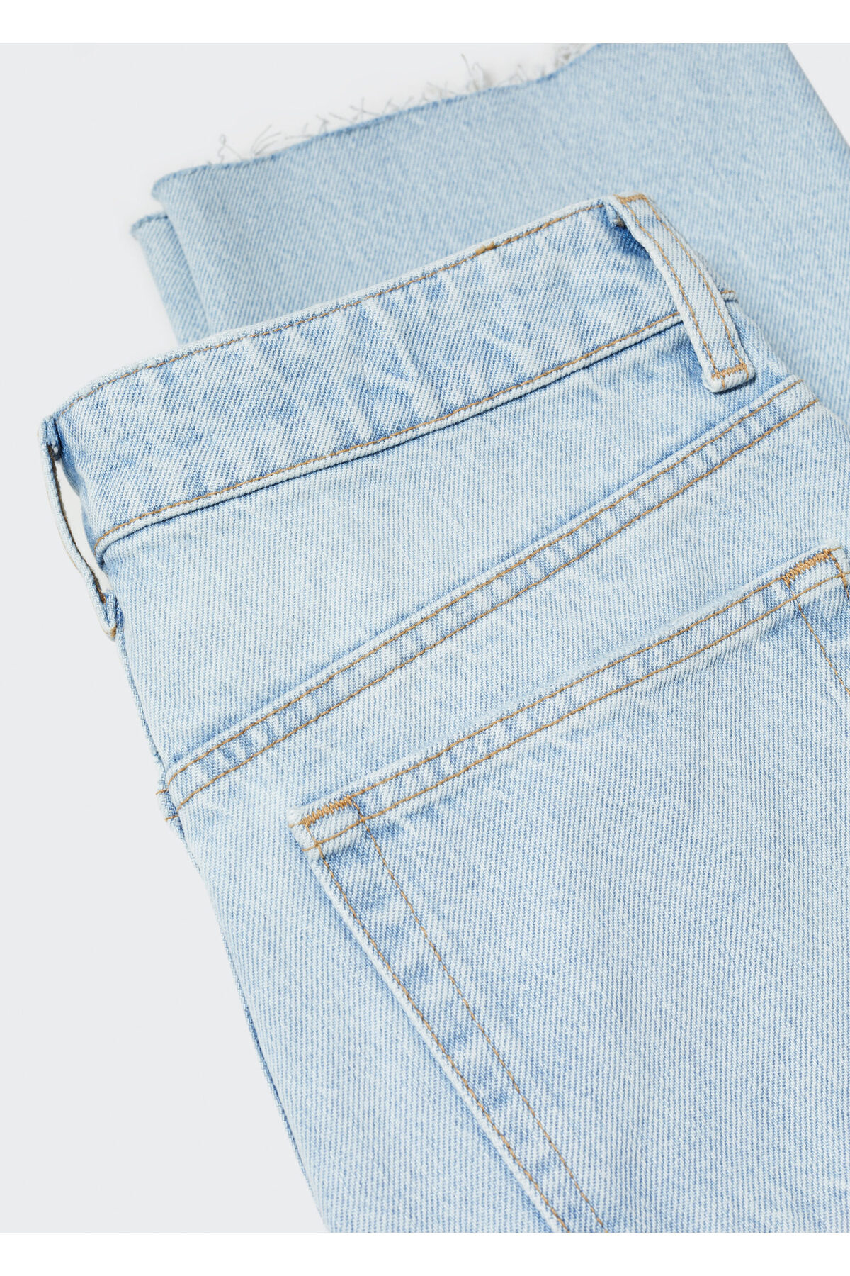 MANGO-Light Denim Women's Trousers57051167 10