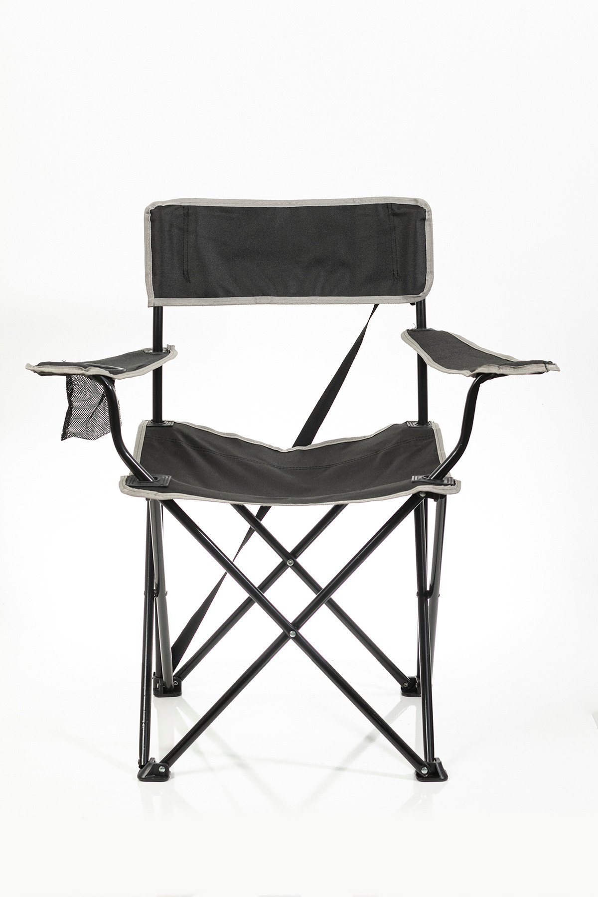 kampseti Katlanır Kamp Sandalyesi-Sırtı Açık Piknik ve Plaj Sandalyesi