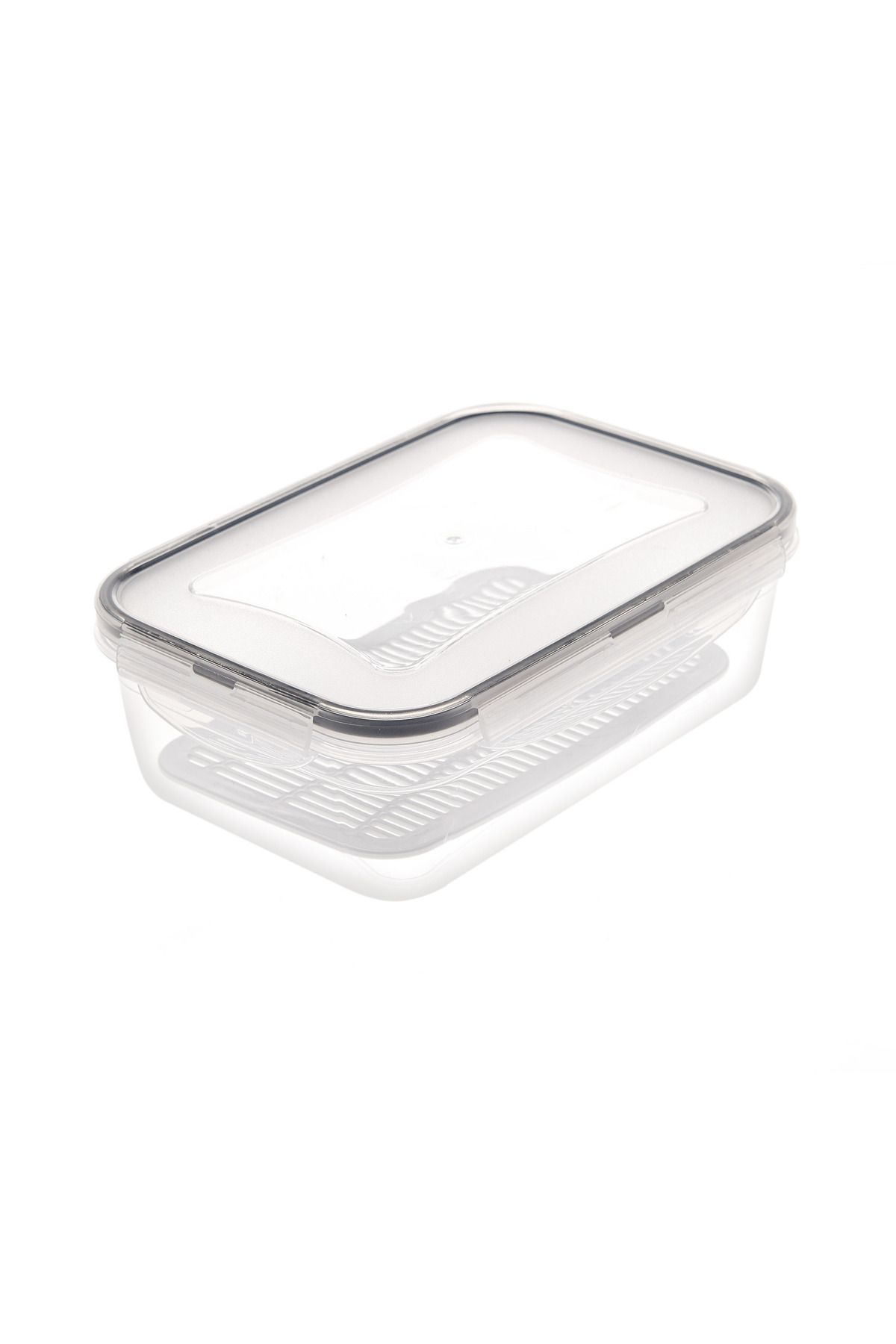 PlastArt-1.4 lt Fresh Box Rectangular Compartment Storage Container 3