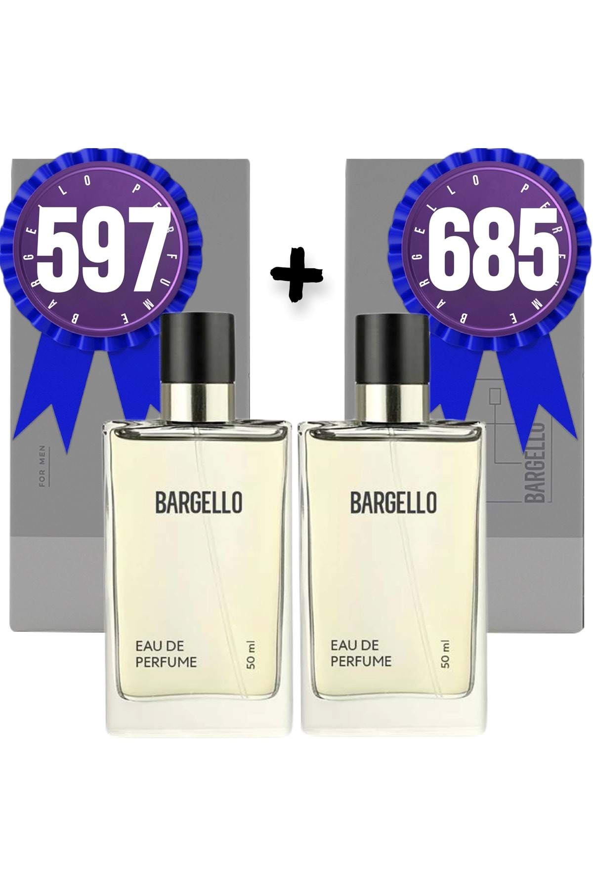 Parfüm 597 Erkek Woody 50 ML + 685 Erkek Fresh 50 ML EDP