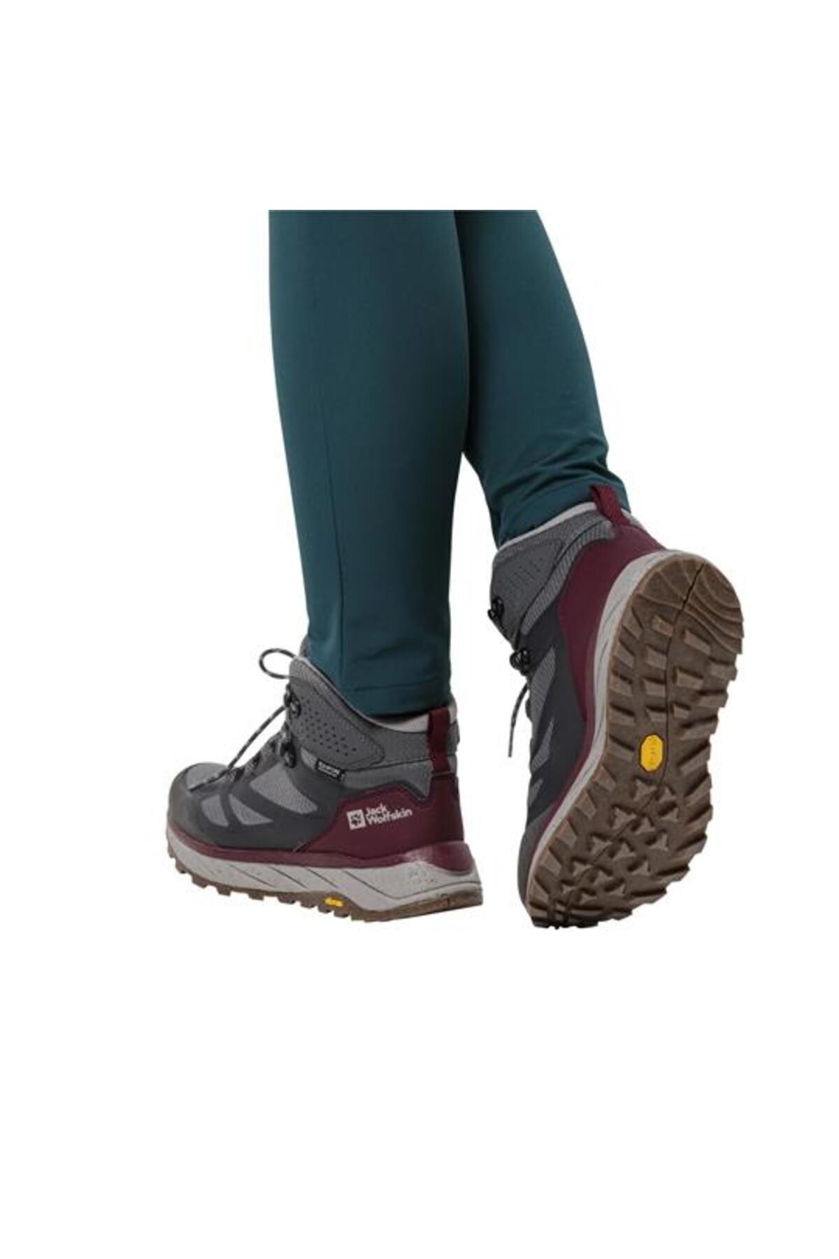 چکمه های زنانه TERRAVENTURE TEXAPORE MID W - قهوه ای تیره-2866 Jack Wolfskin