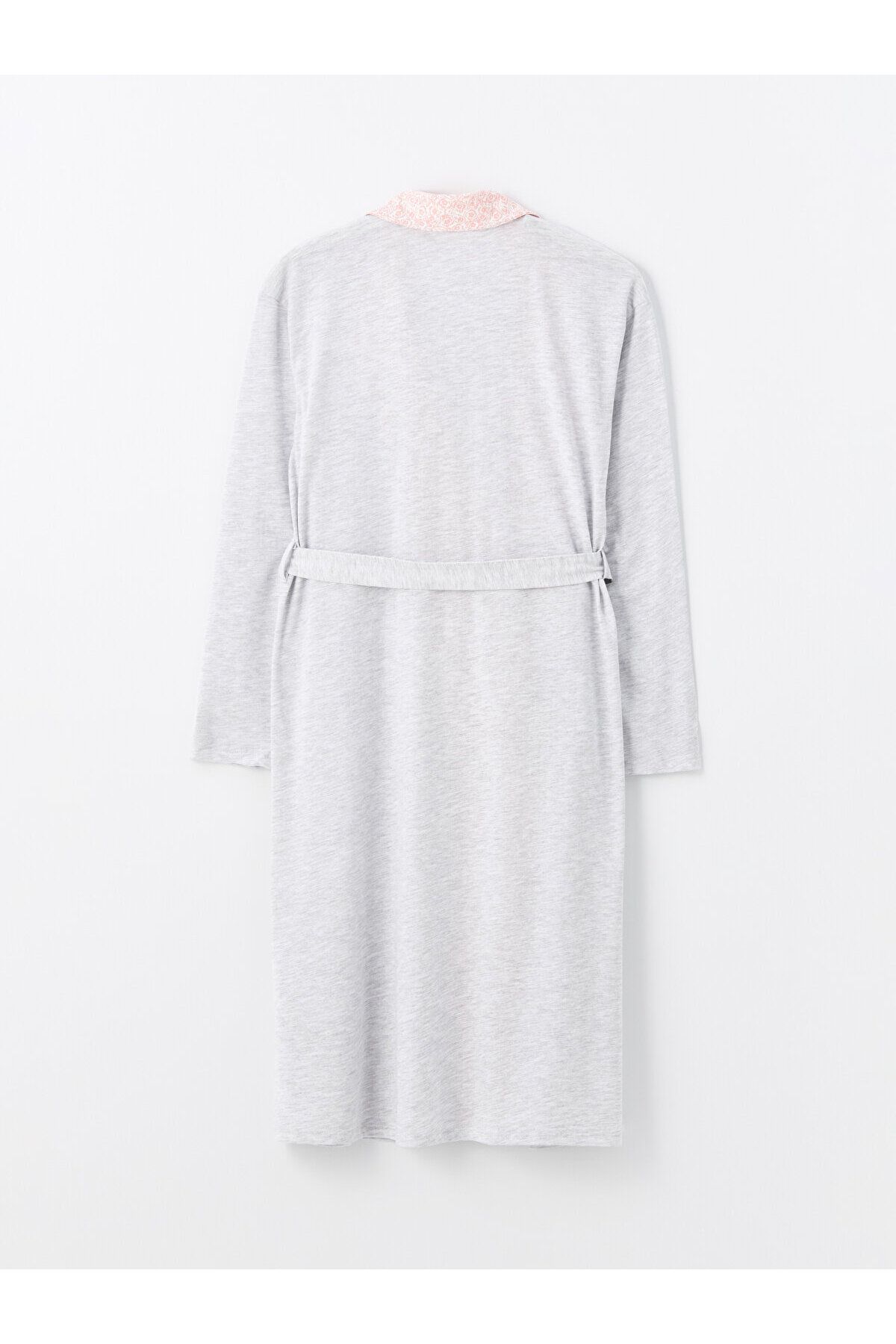 LC Waikiki-Women's Shawl Collar Long Sleeve Dressing Gown 2