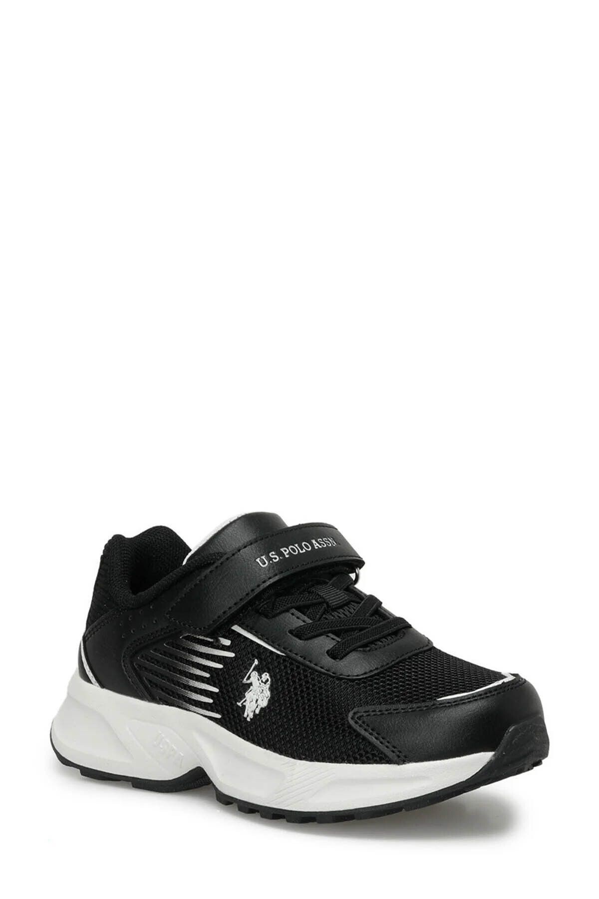 اسنیکر مشکی زنانه پایه. چوگان Assn. کفش ورزشی سیاه Rick Jr 4fx U.S. Polo Assn.