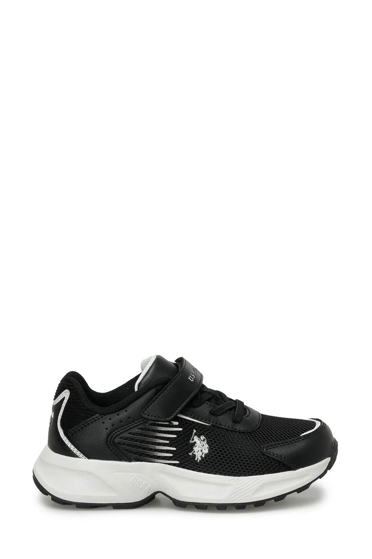 اسنیکر مشکی زنانه پایه. چوگان Assn. کفش ورزشی سیاه Rick Jr 4fx U.S. Polo Assn.
